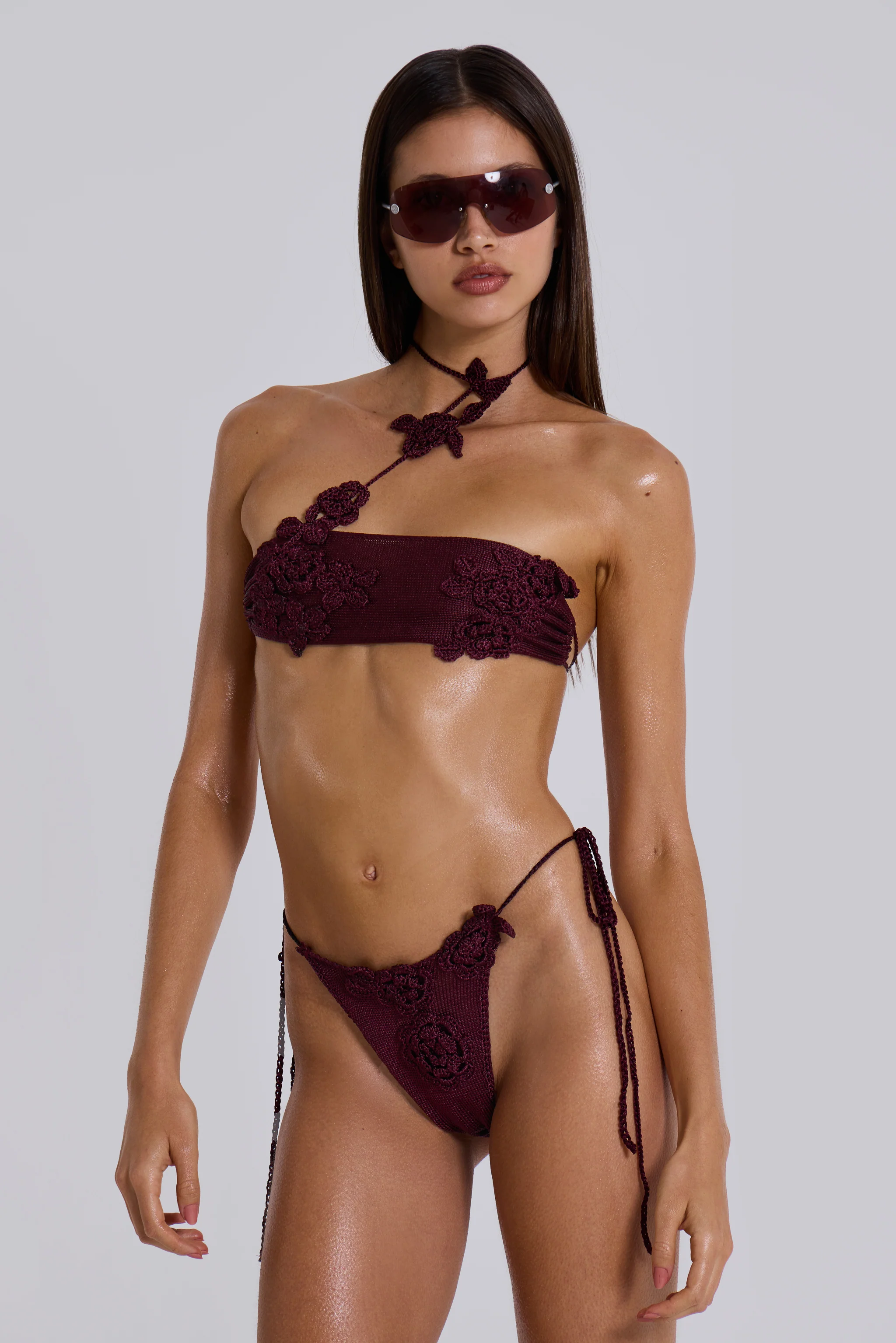 Alira Knit Flower Bikini Bottoms - Image 6