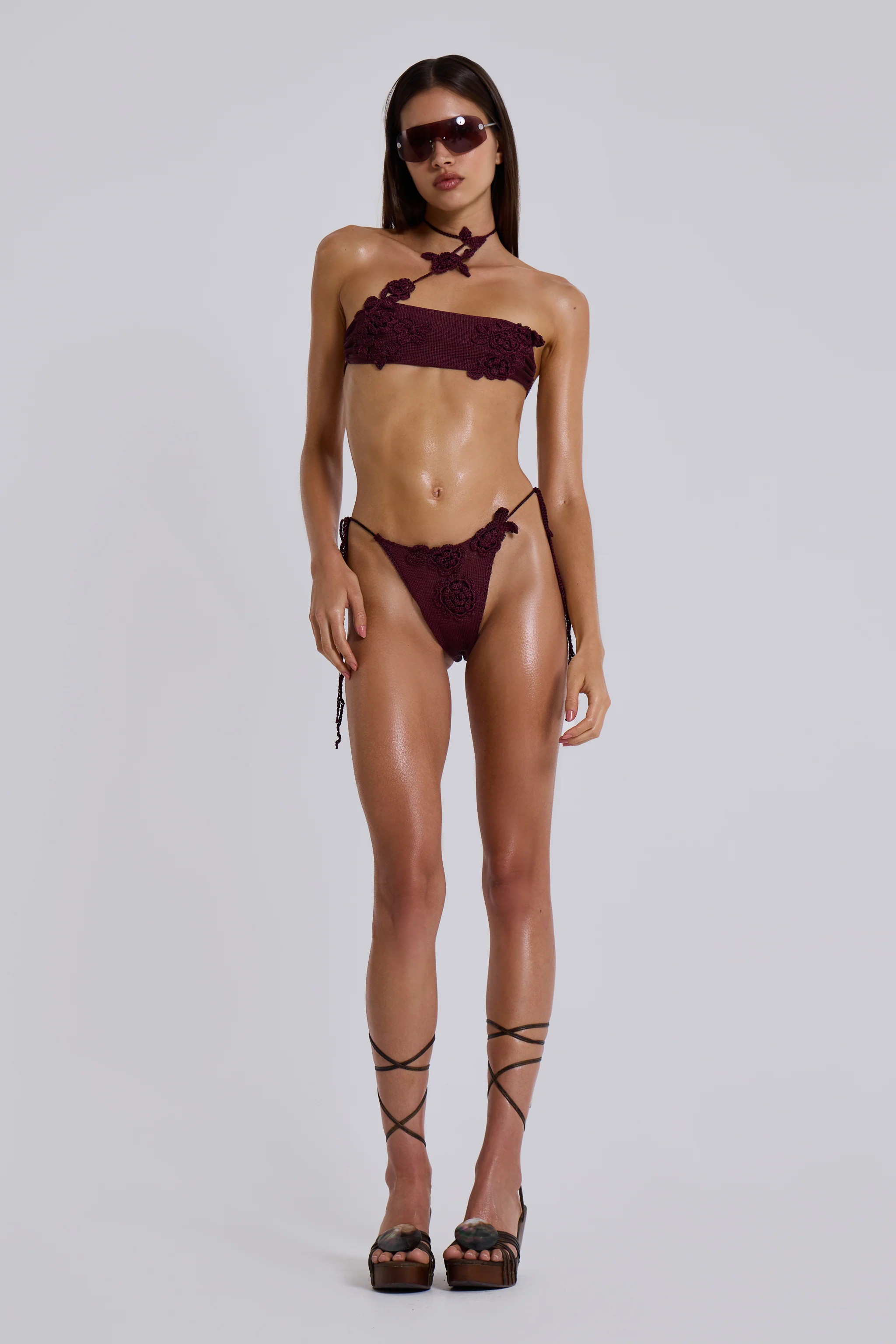 Alira Knit Flower Bikini Bottoms - Image 7