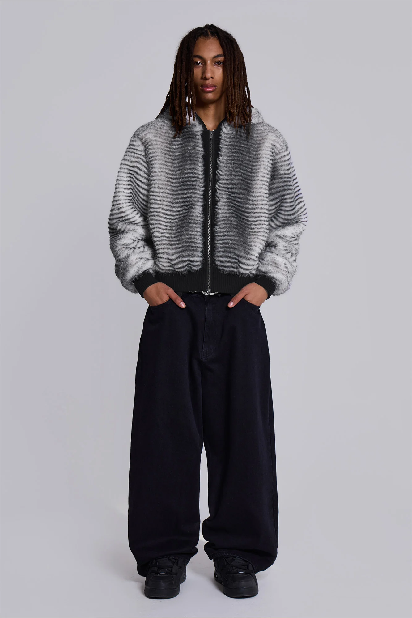 White Bear Faux Fur Jacket - Image 11