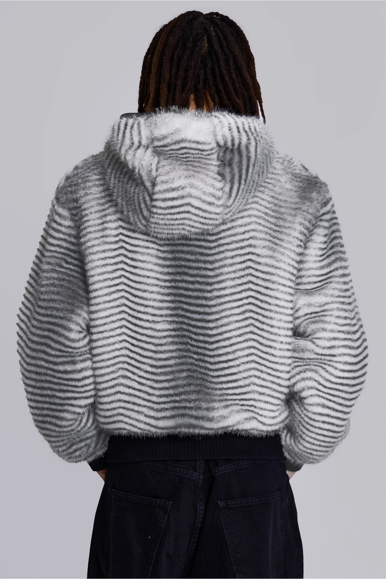 White Bear Faux Fur Jacket - Image 4