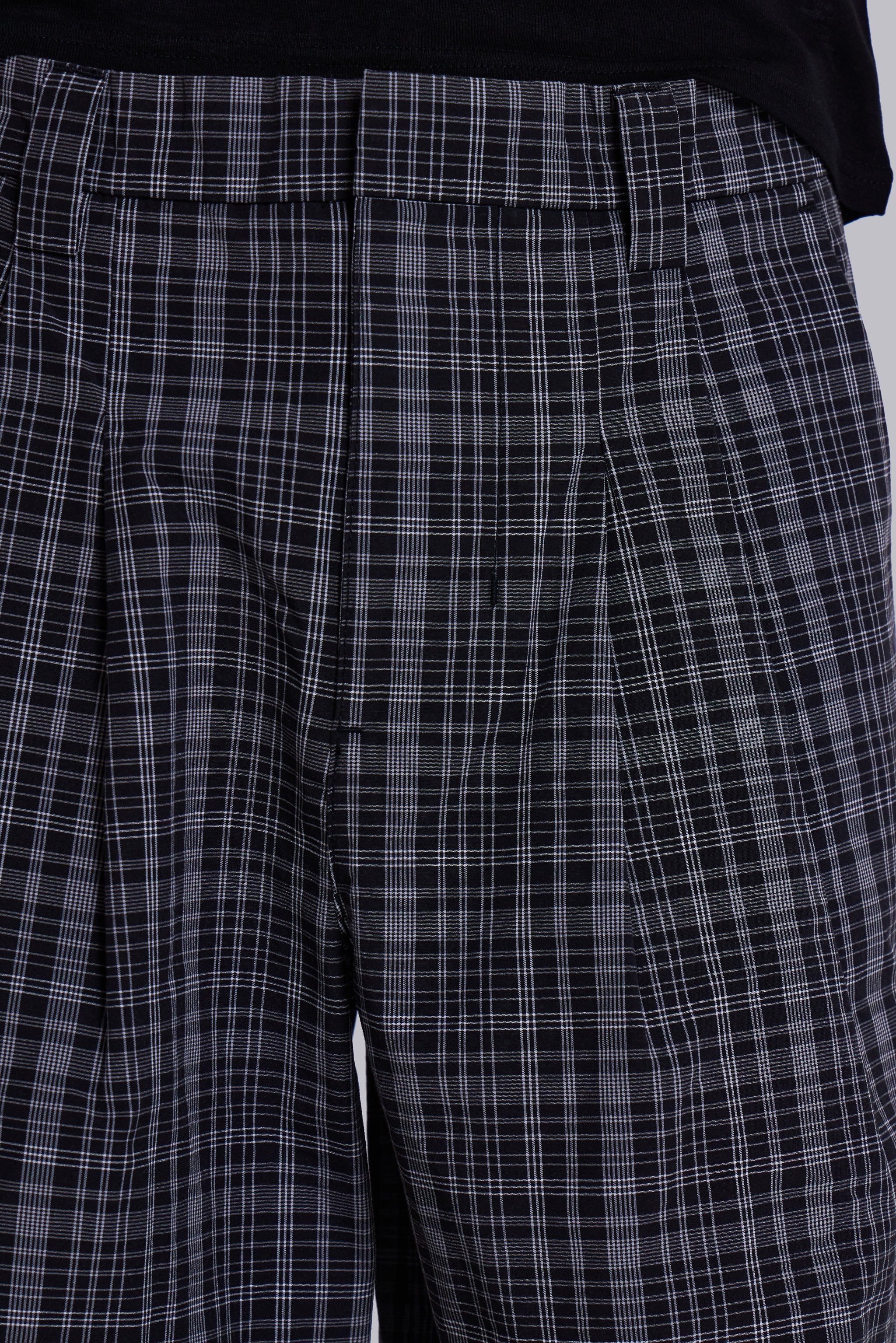 Black Check Goliath Suit Trousers - Image 5