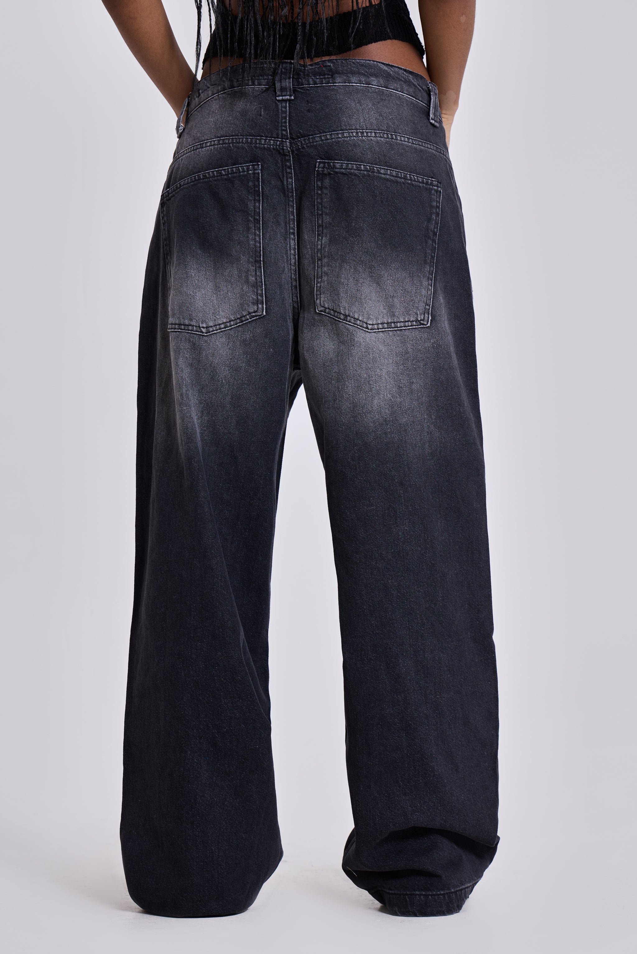 Washed Black Colossus Jeans - Image 4