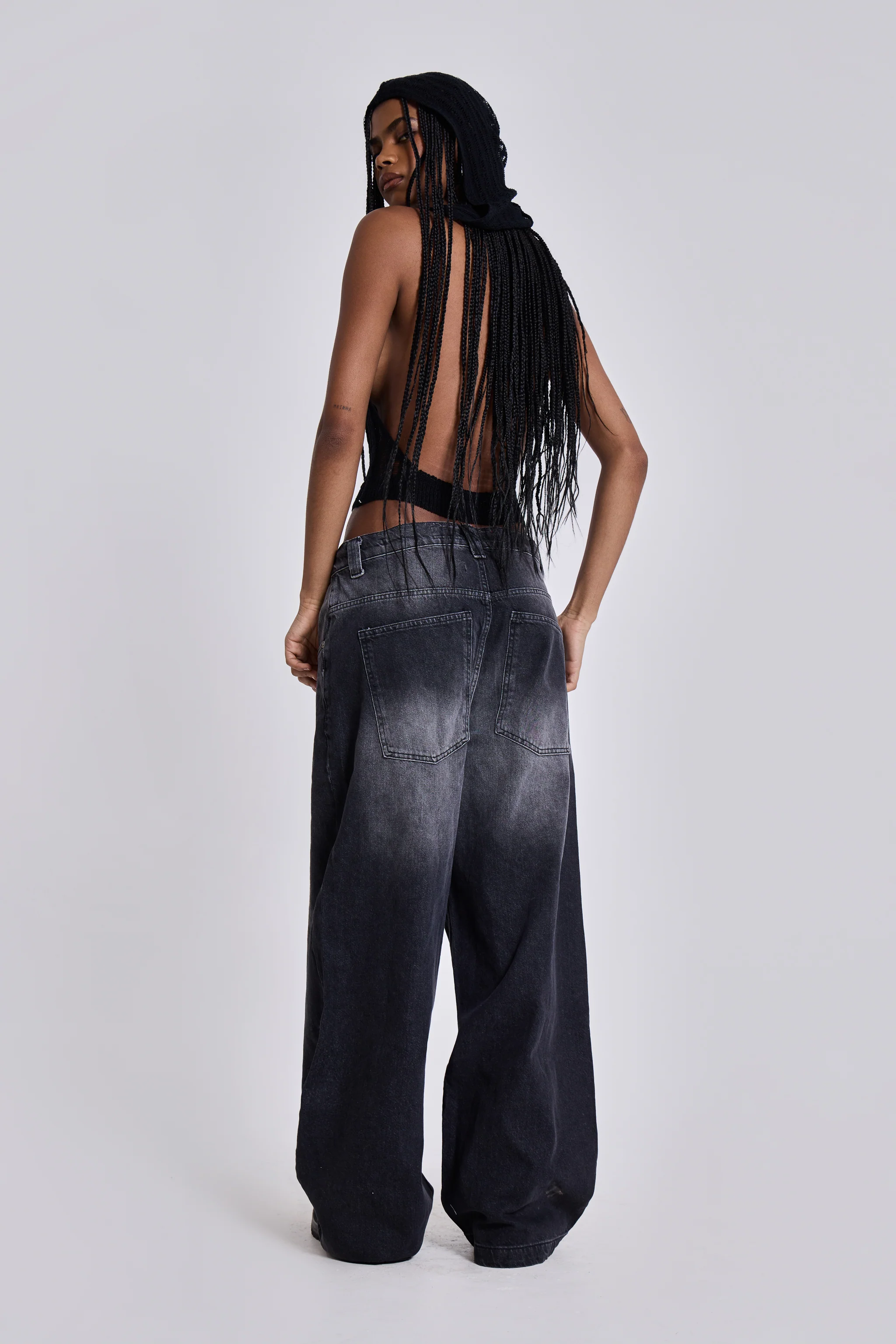 Washed Black Colossus Jeans - Image 5