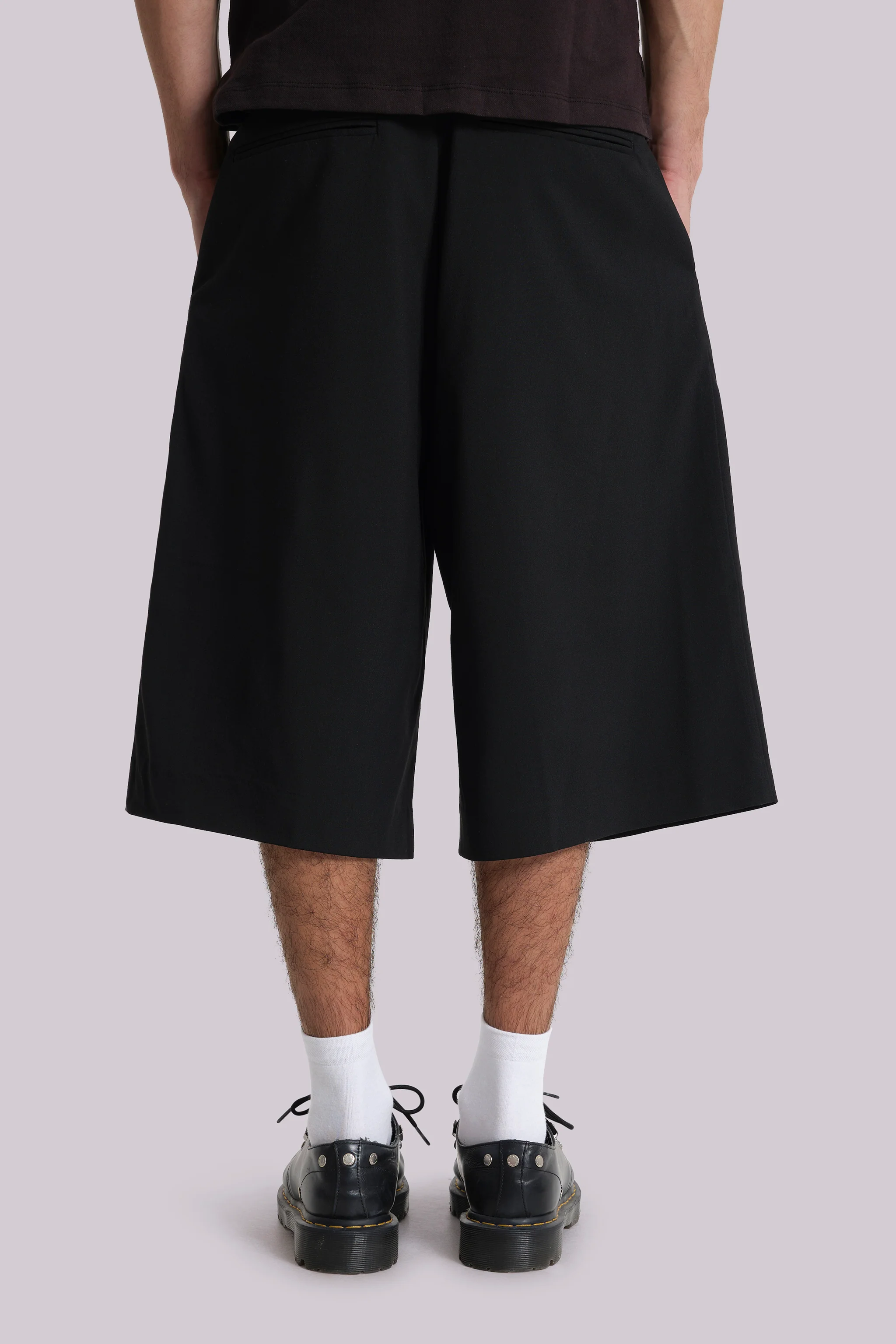 Black Goliath Tailored Baggy Shorts - Image 6