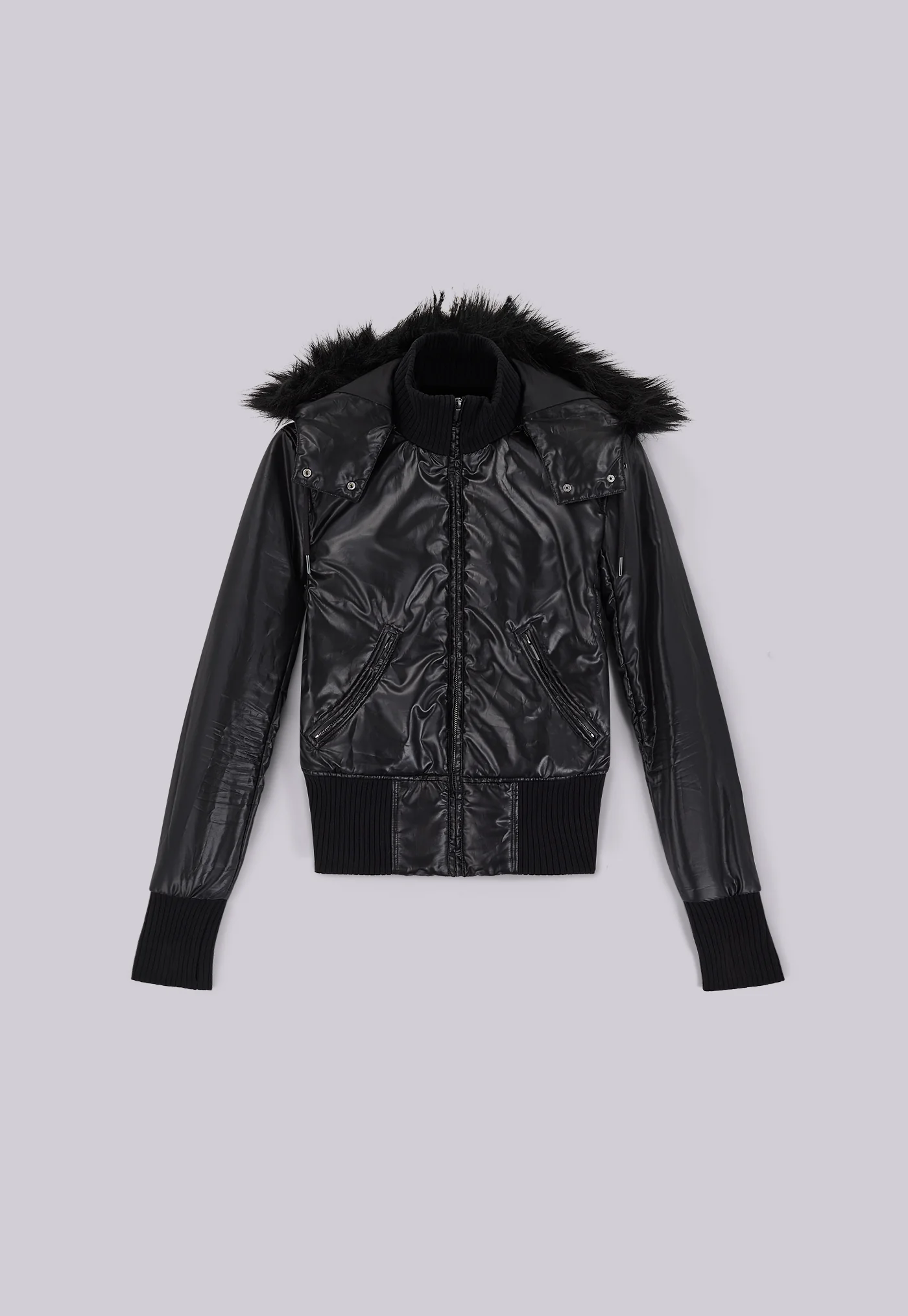 Black Mercury Puffer Jacket - Image 4