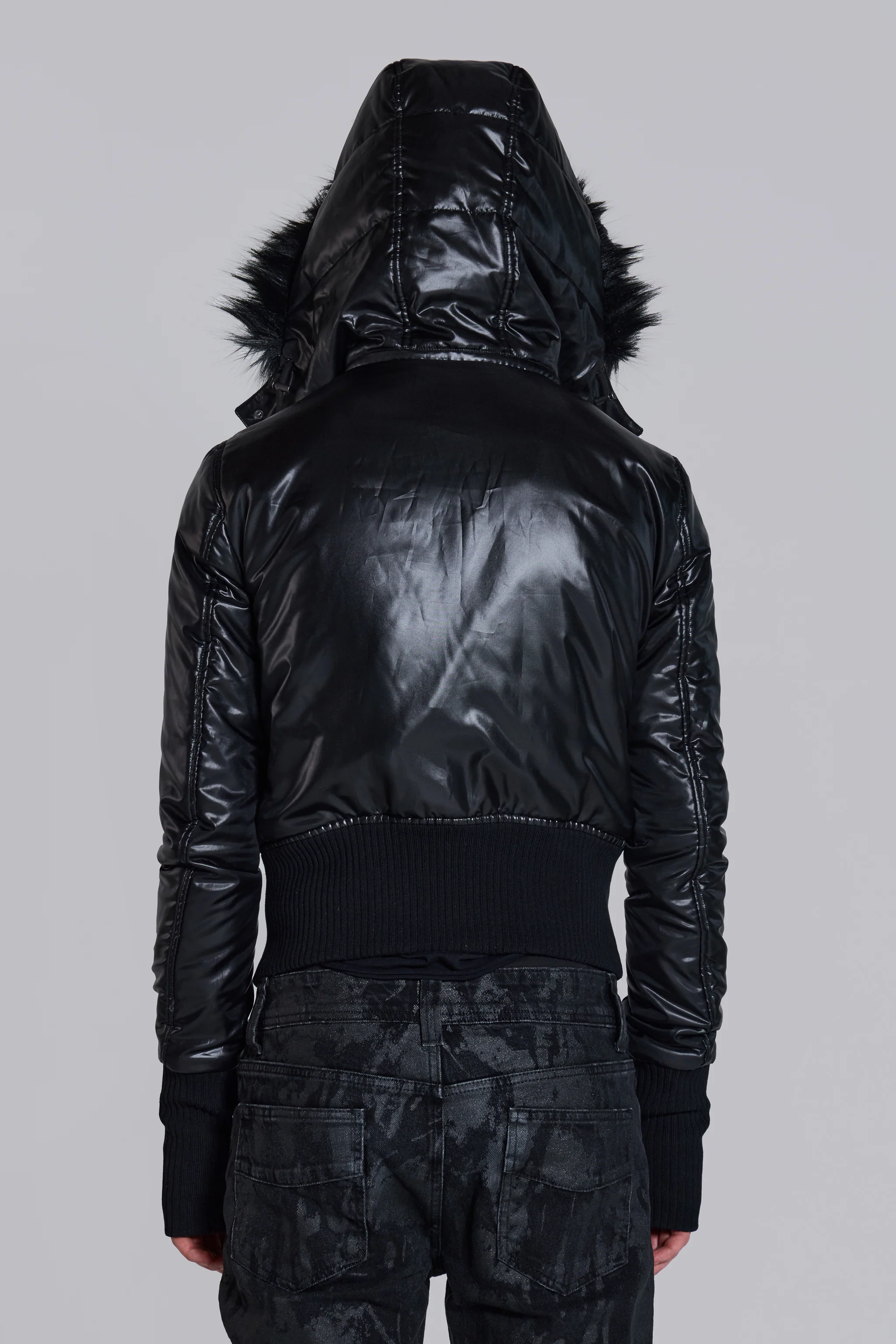 Black Mercury Puffer Jacket - Image 5