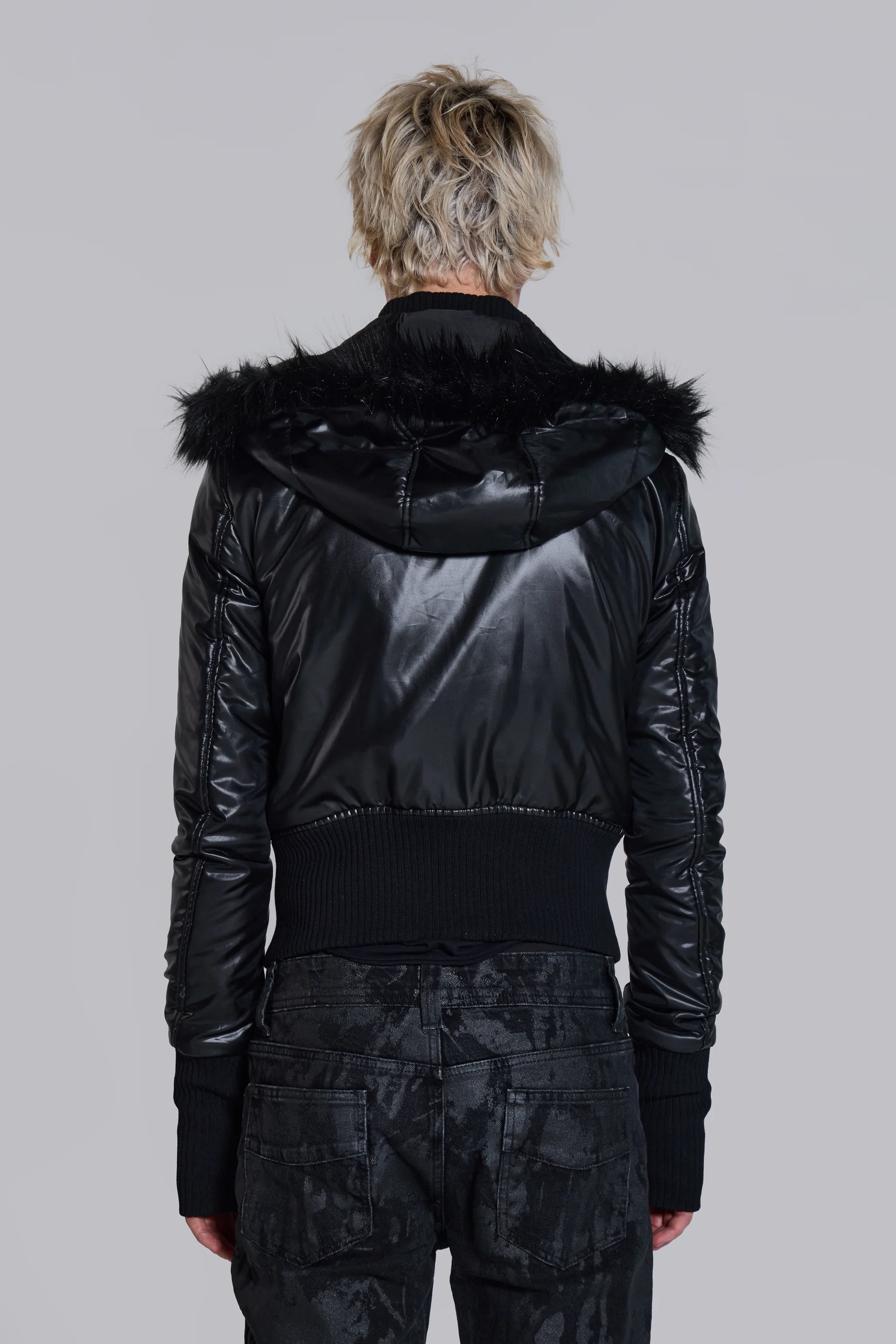 Black Mercury Puffer Jacket - Image 6