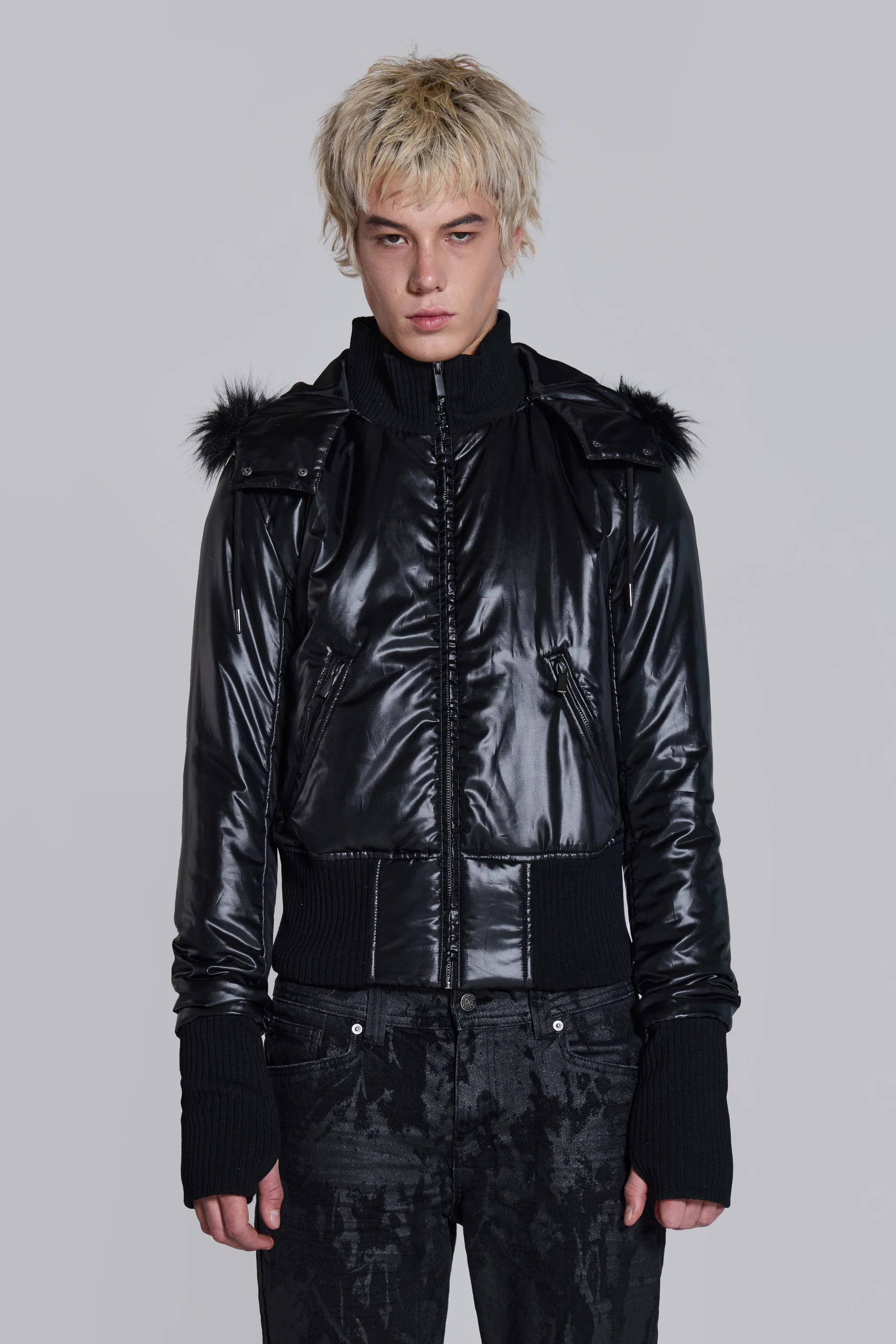 Black Mercury Puffer Jacket - Image 7