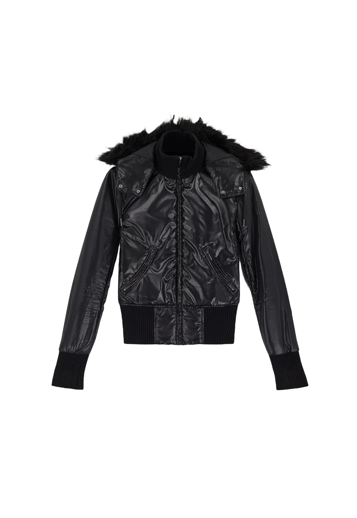 Black Mercury Puffer Jacket - Image 9