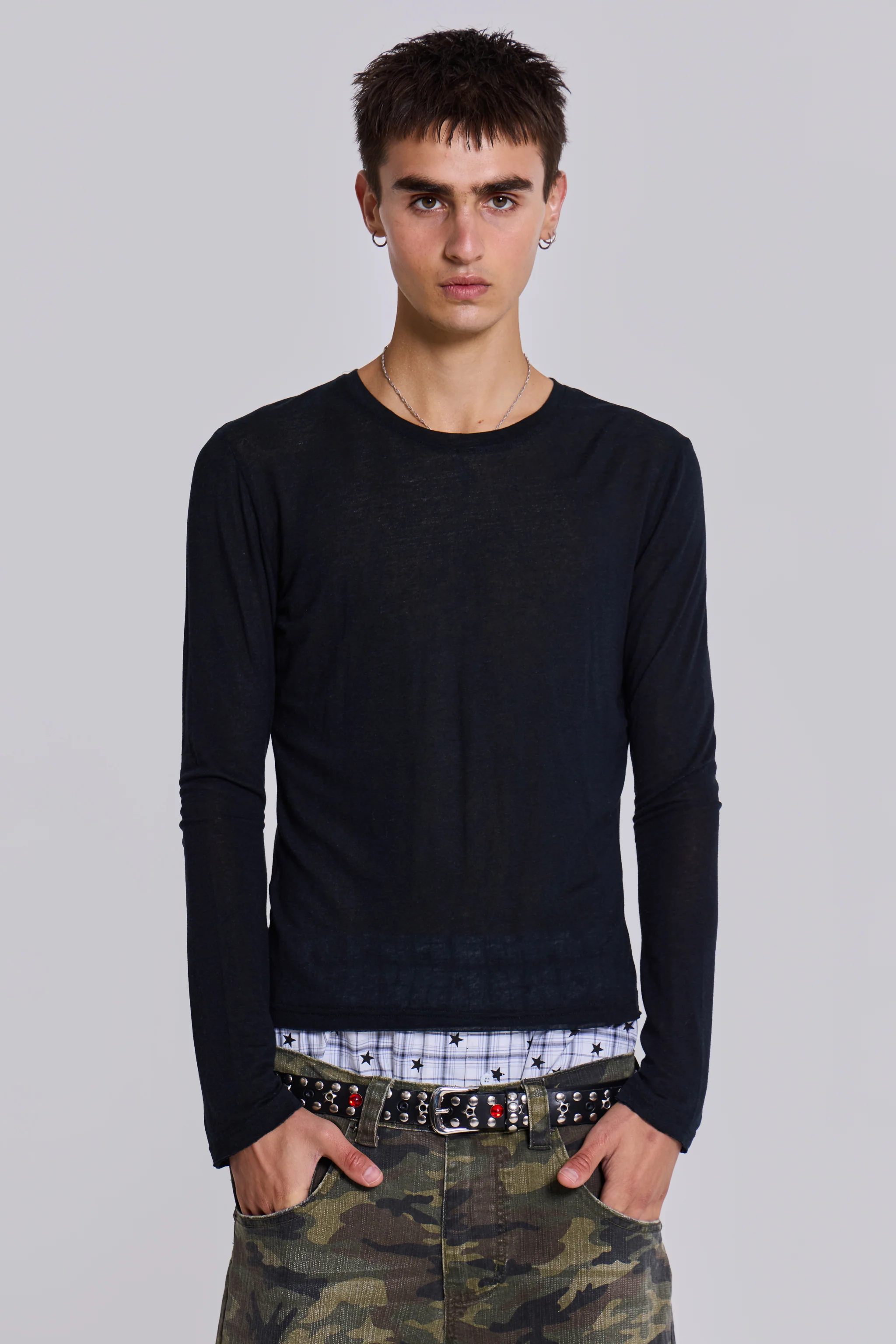 Black Mist Long Sleeve Top - Image 8