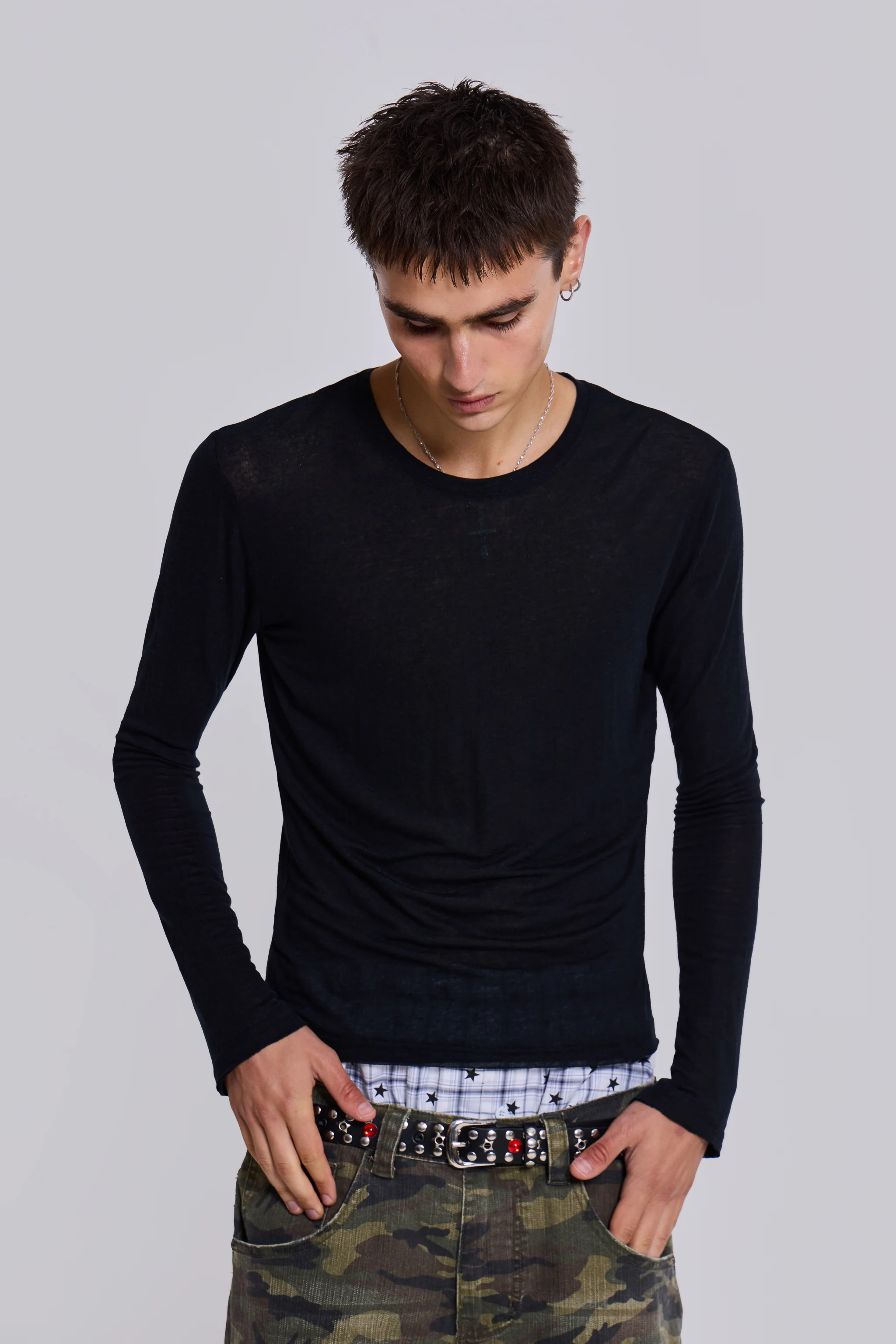 Black Mist Long Sleeve Top - Image 9