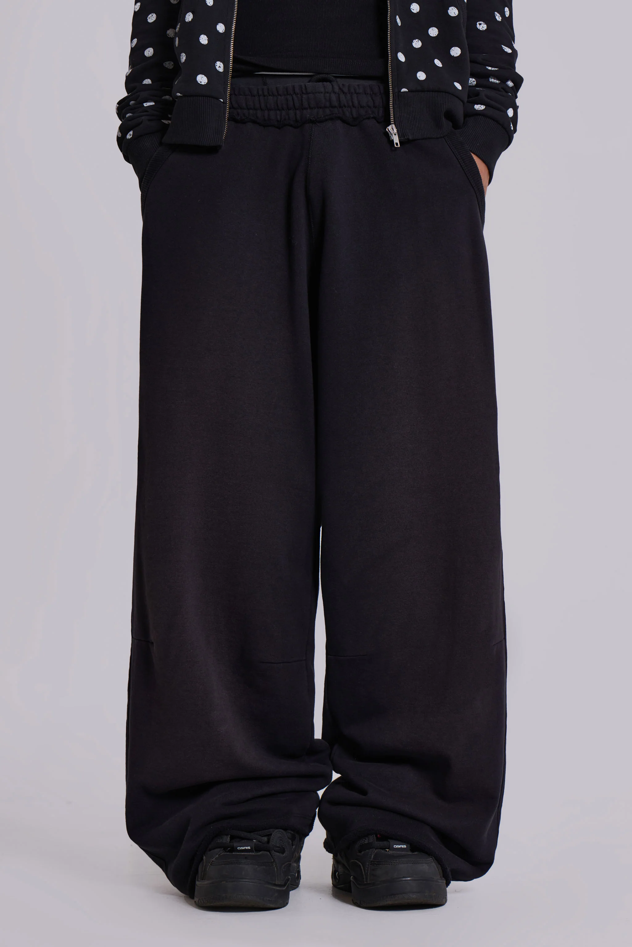 Black Baggy Monster Joggers - Image 4