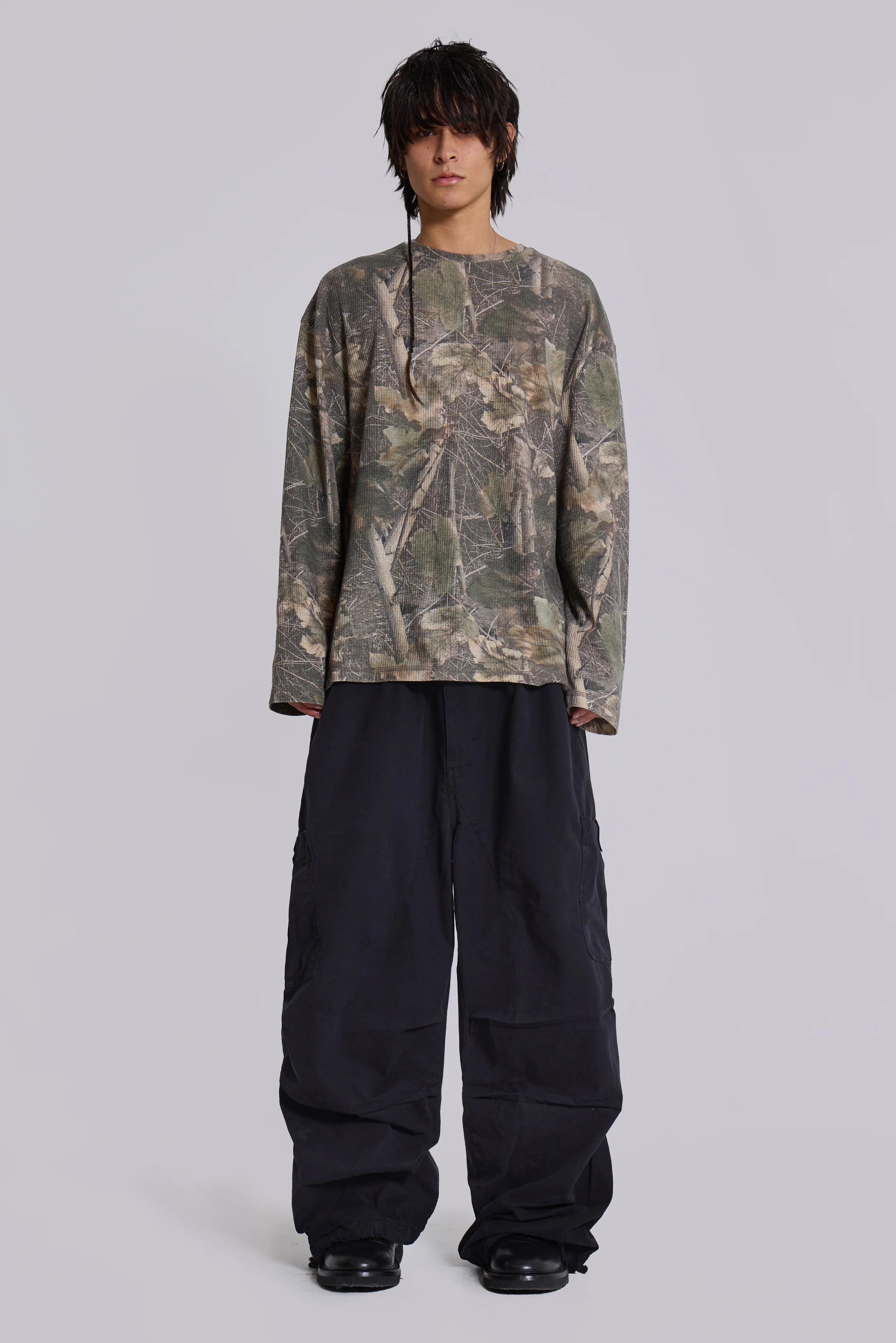 Black Parachute Cargo Pants - Image 6