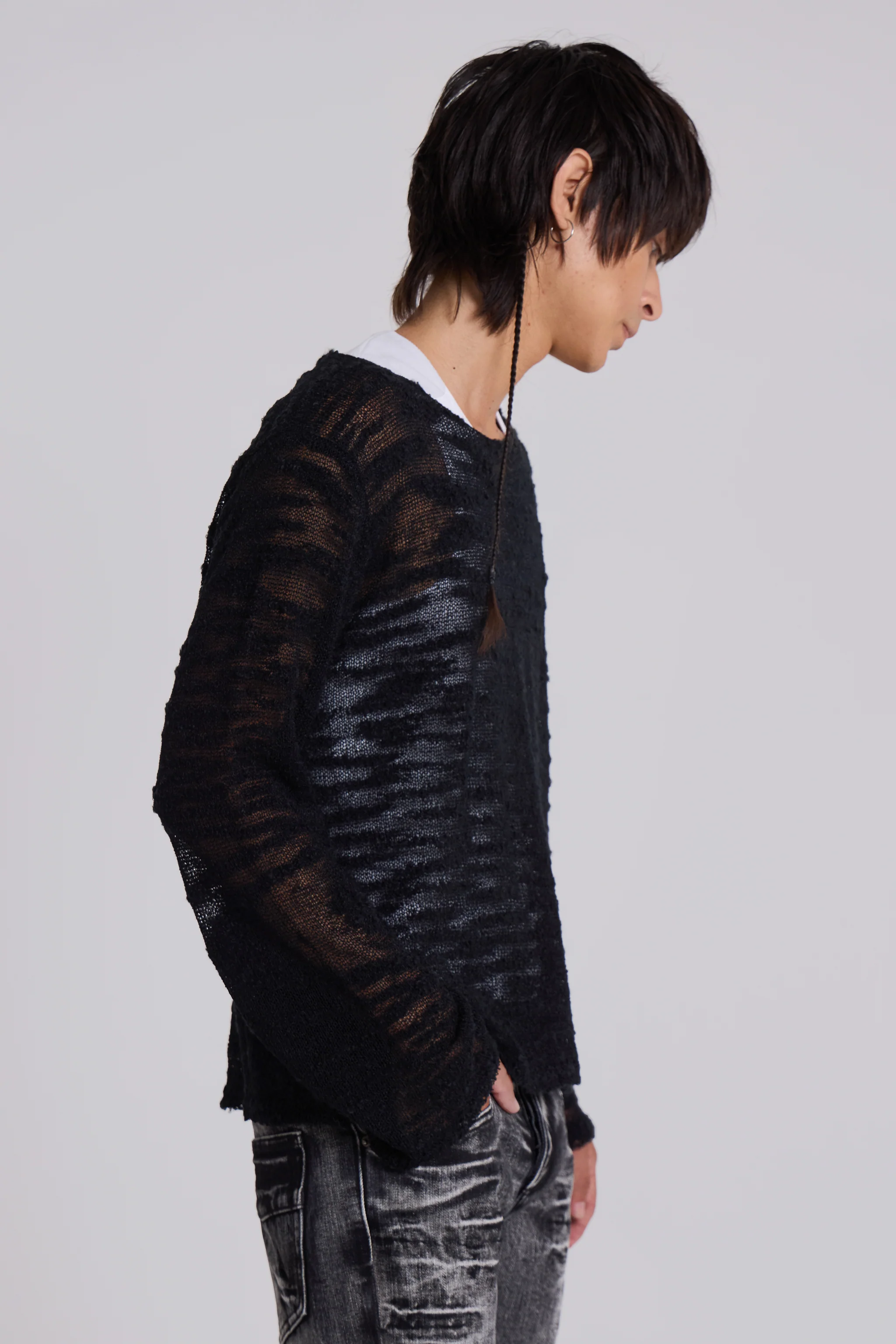 Black Stray Knit - Image 5