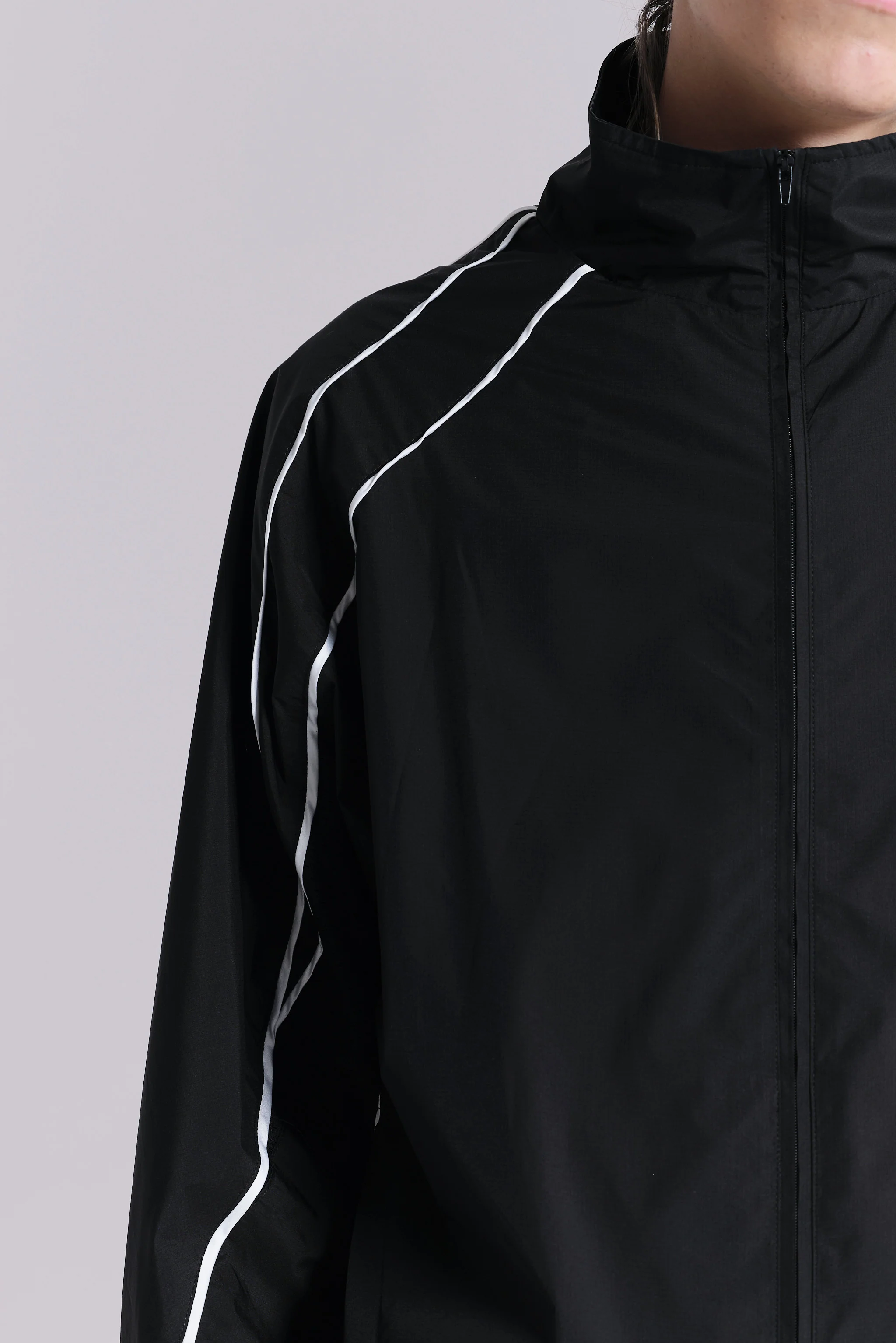 Black Vapor Tracksuit Top - Image 10