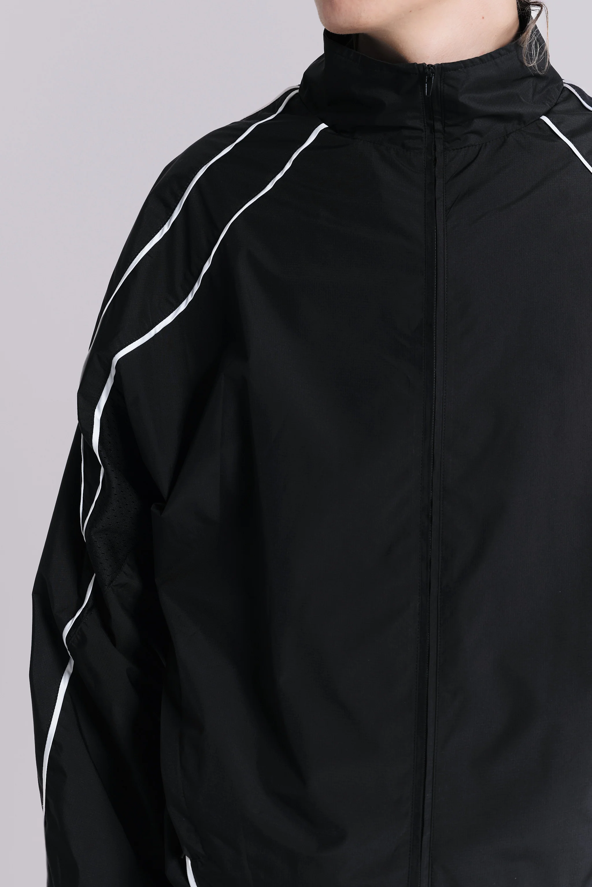 Black Vapor Tracksuit Top - Image 11