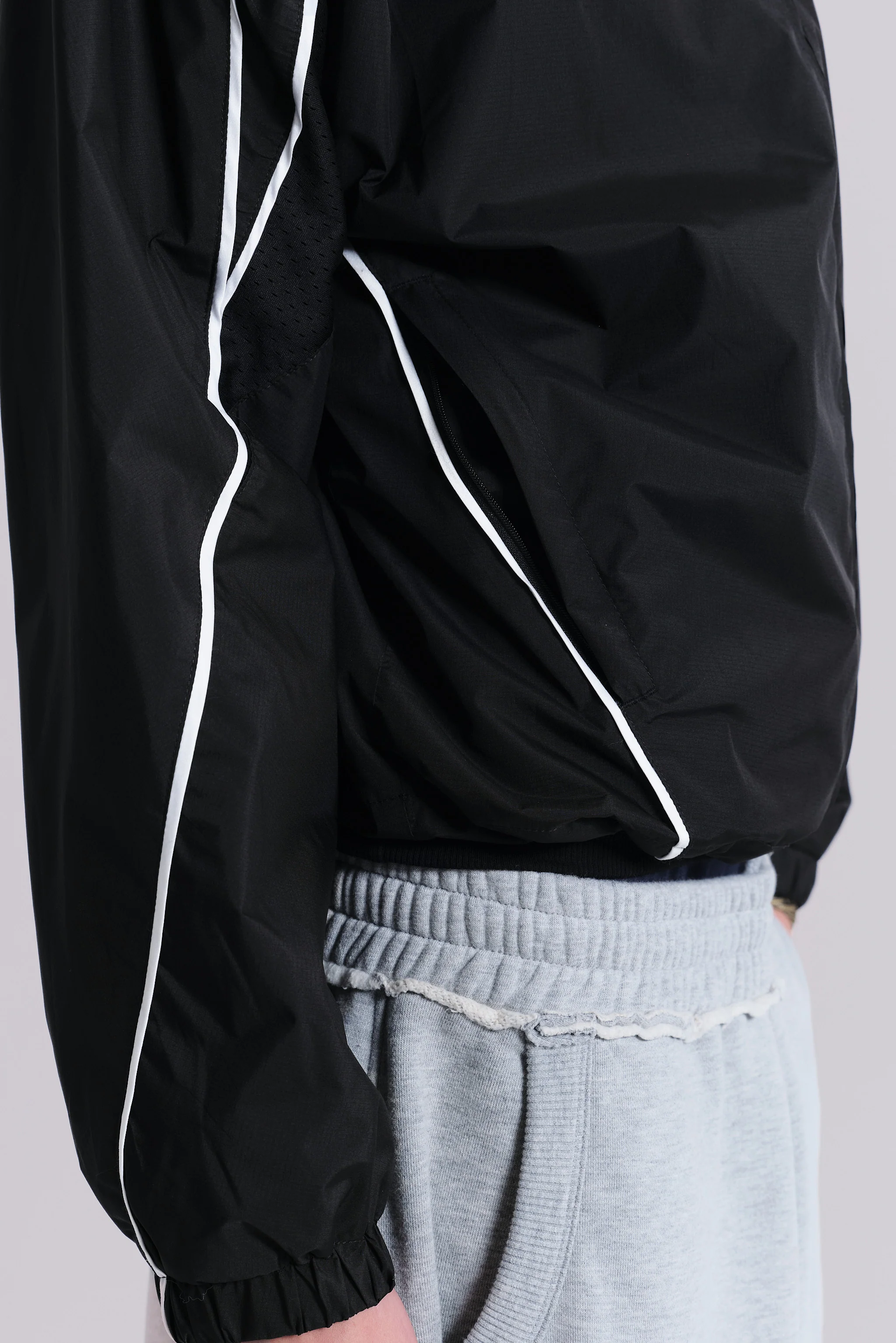 Black Vapor Tracksuit Top - Image 6