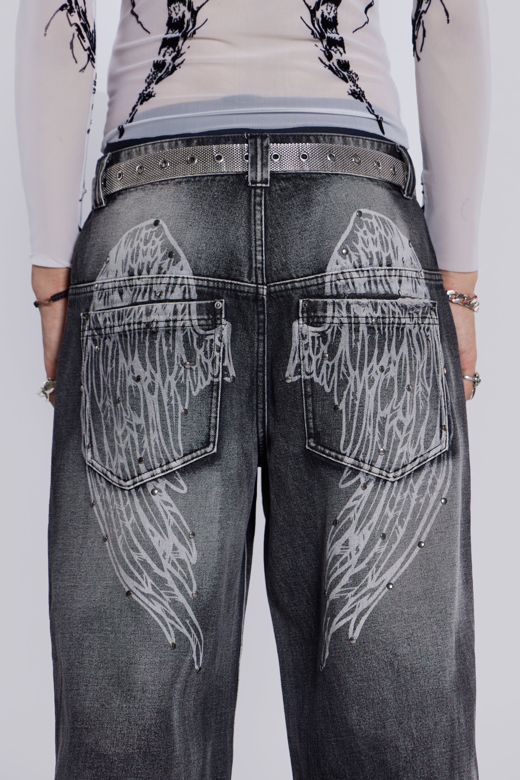 Black Ethereal Colossus Jeans - Image 4