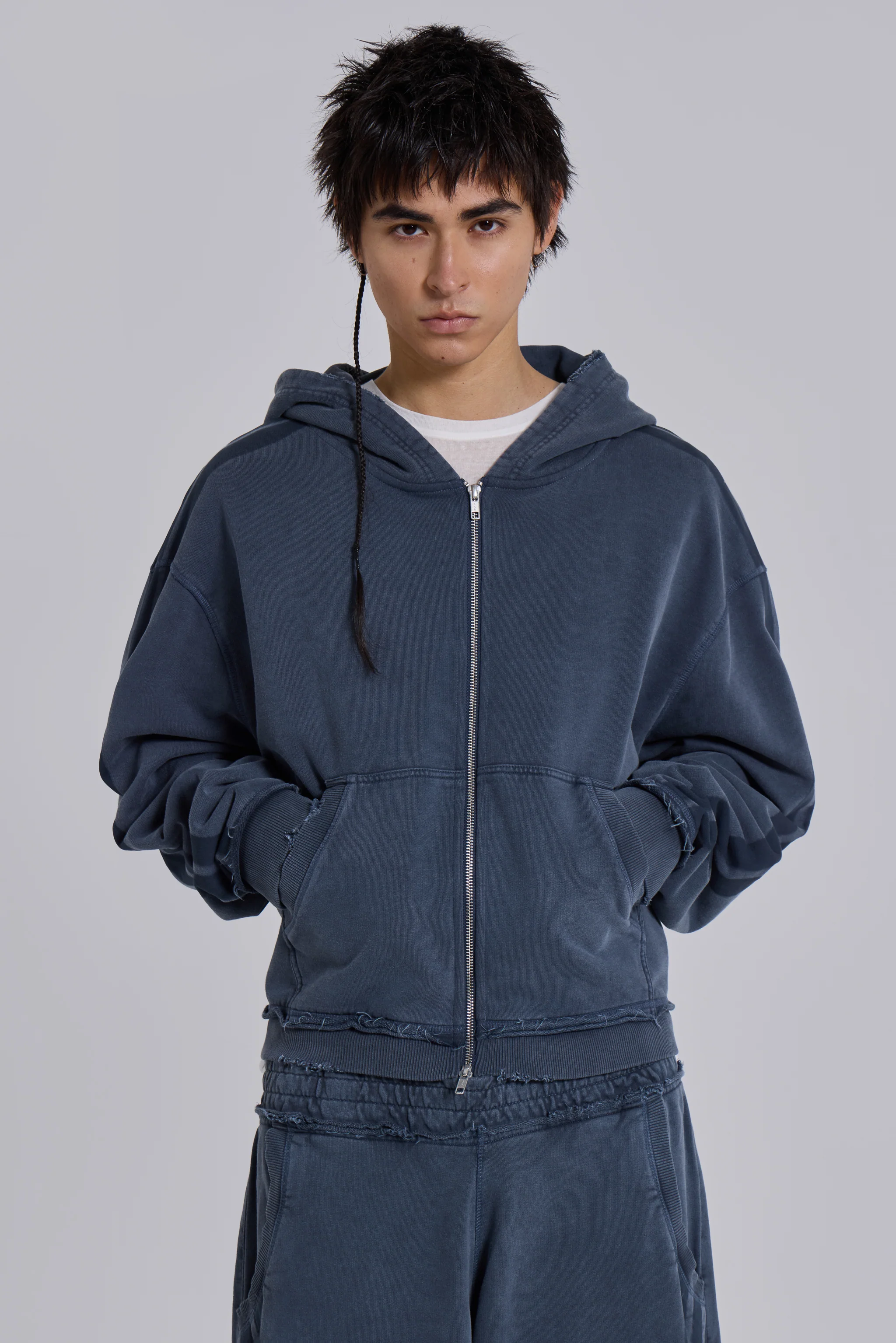 Blue Sporty Baggy Monster Hoodie - Image 16