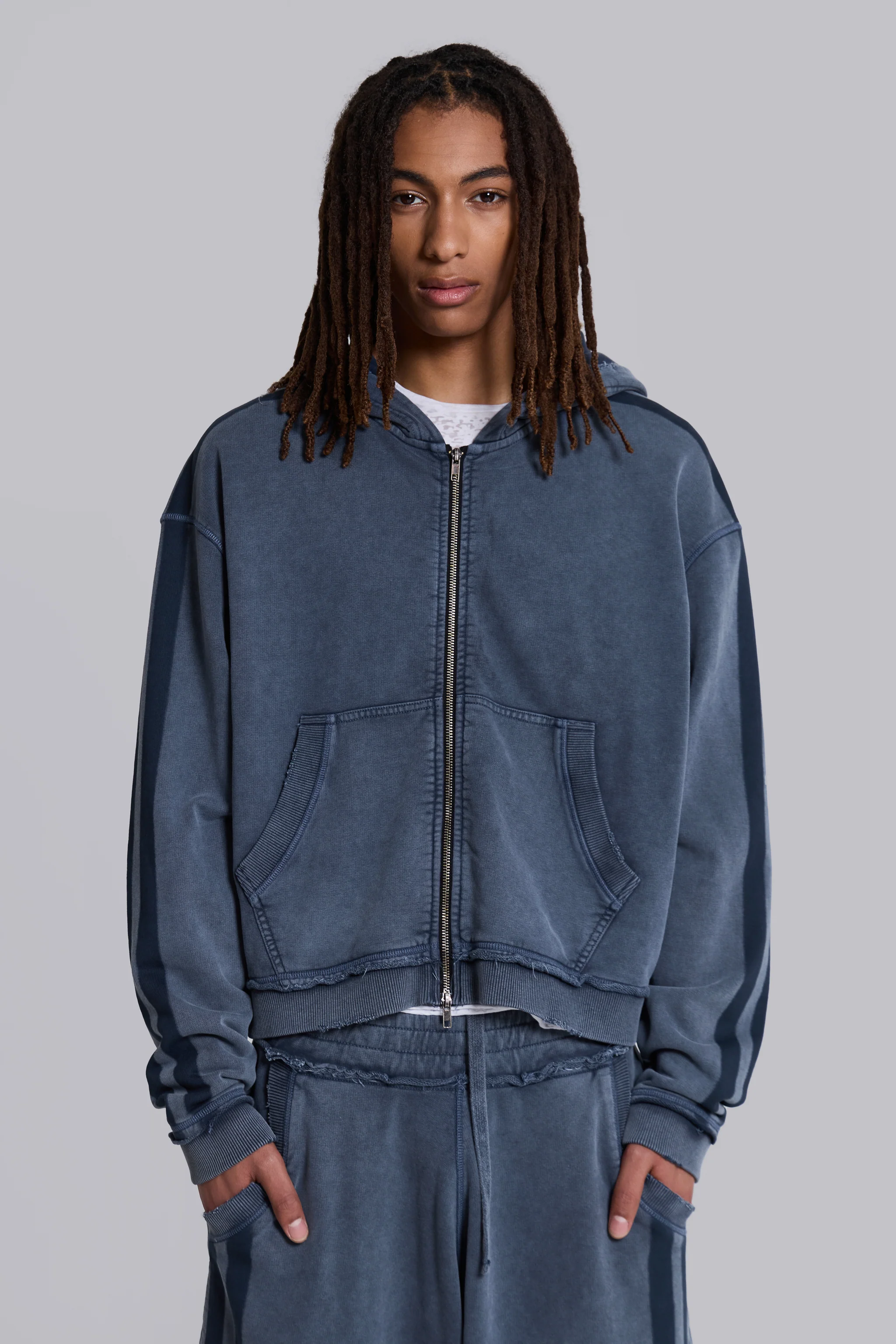 Blue Sporty Baggy Monster Hoodie - Image 4