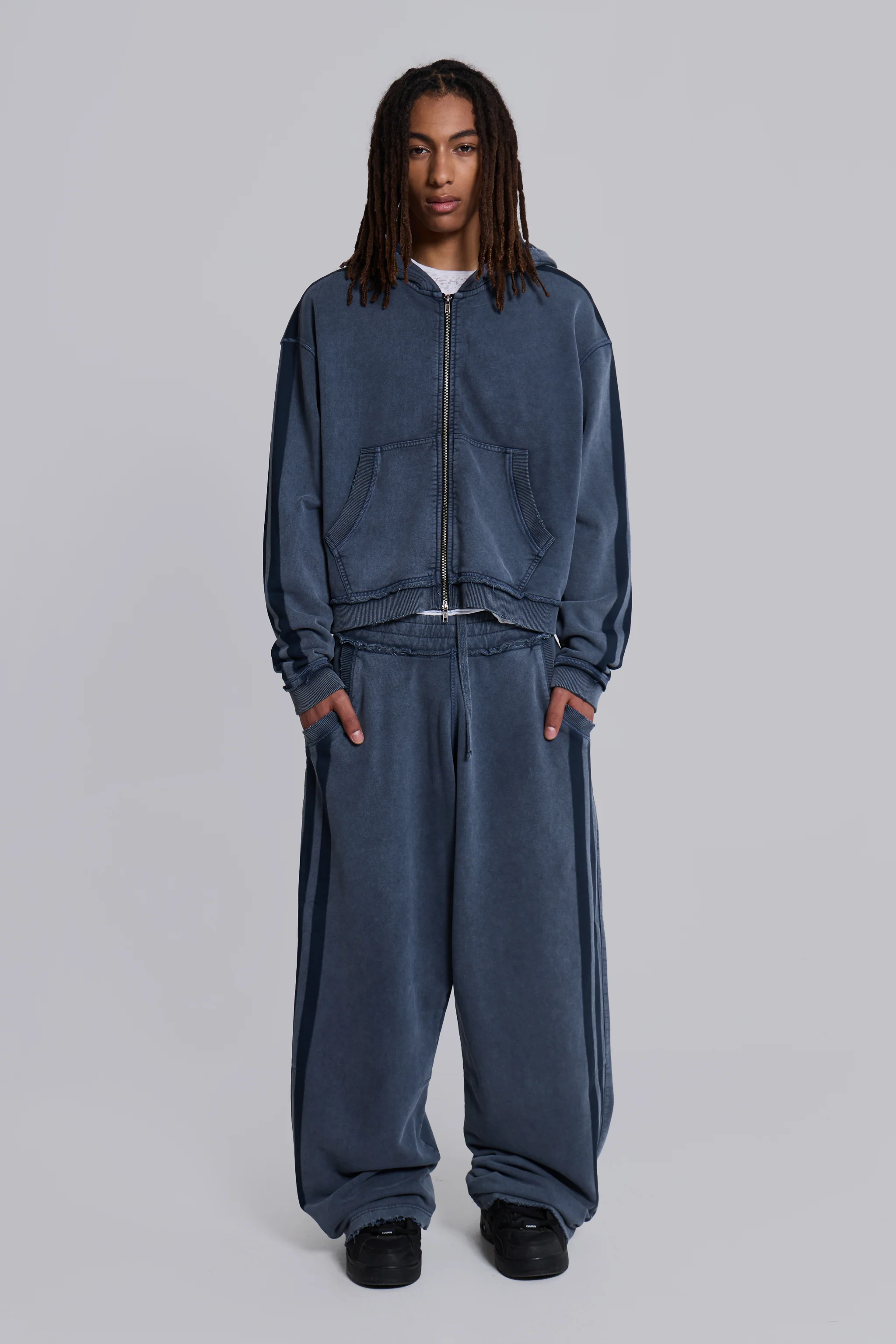 Blue Sporty Baggy Monster Hoodie - Image 6