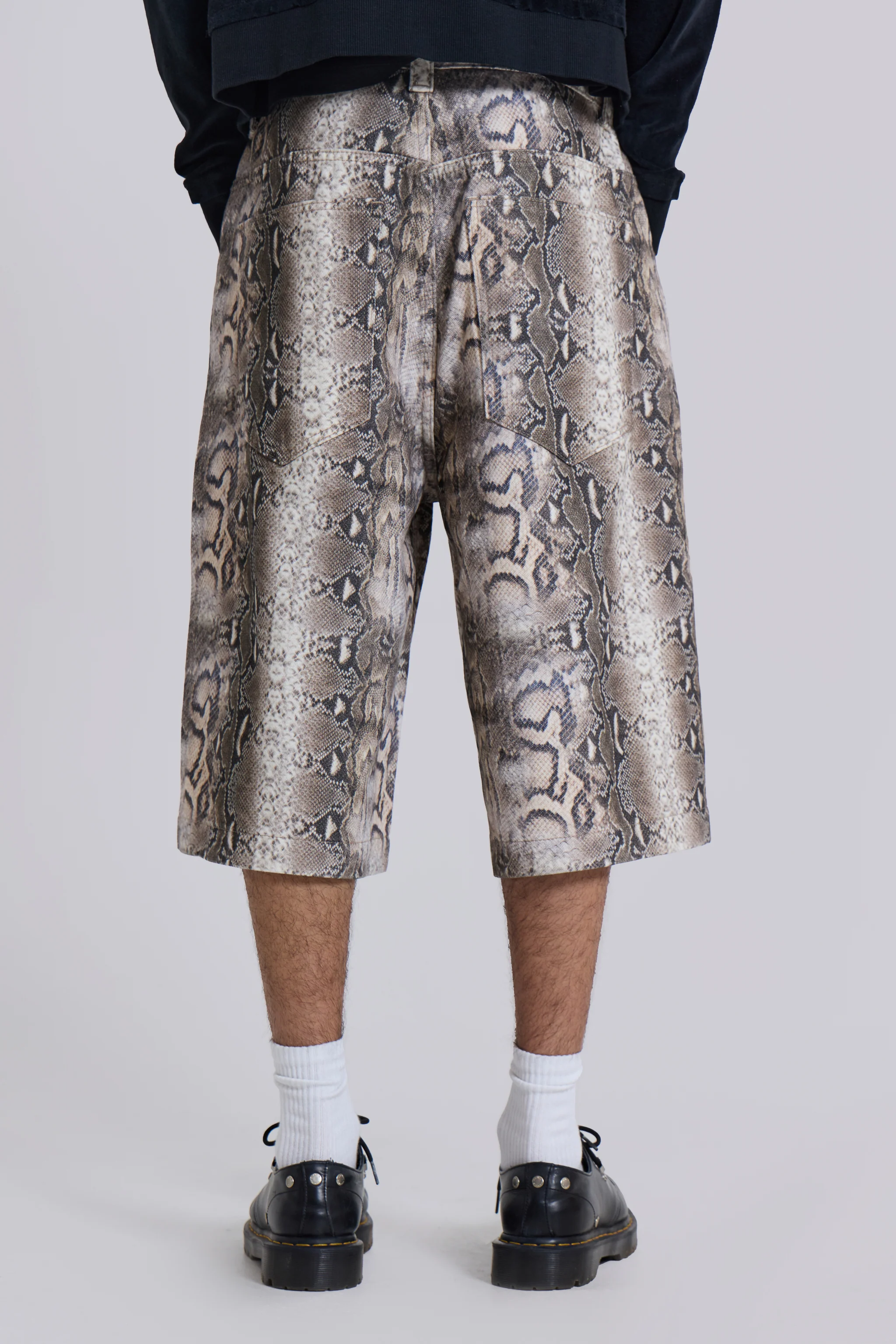 Boa Snake Print Colossus Jorts - Image 3
