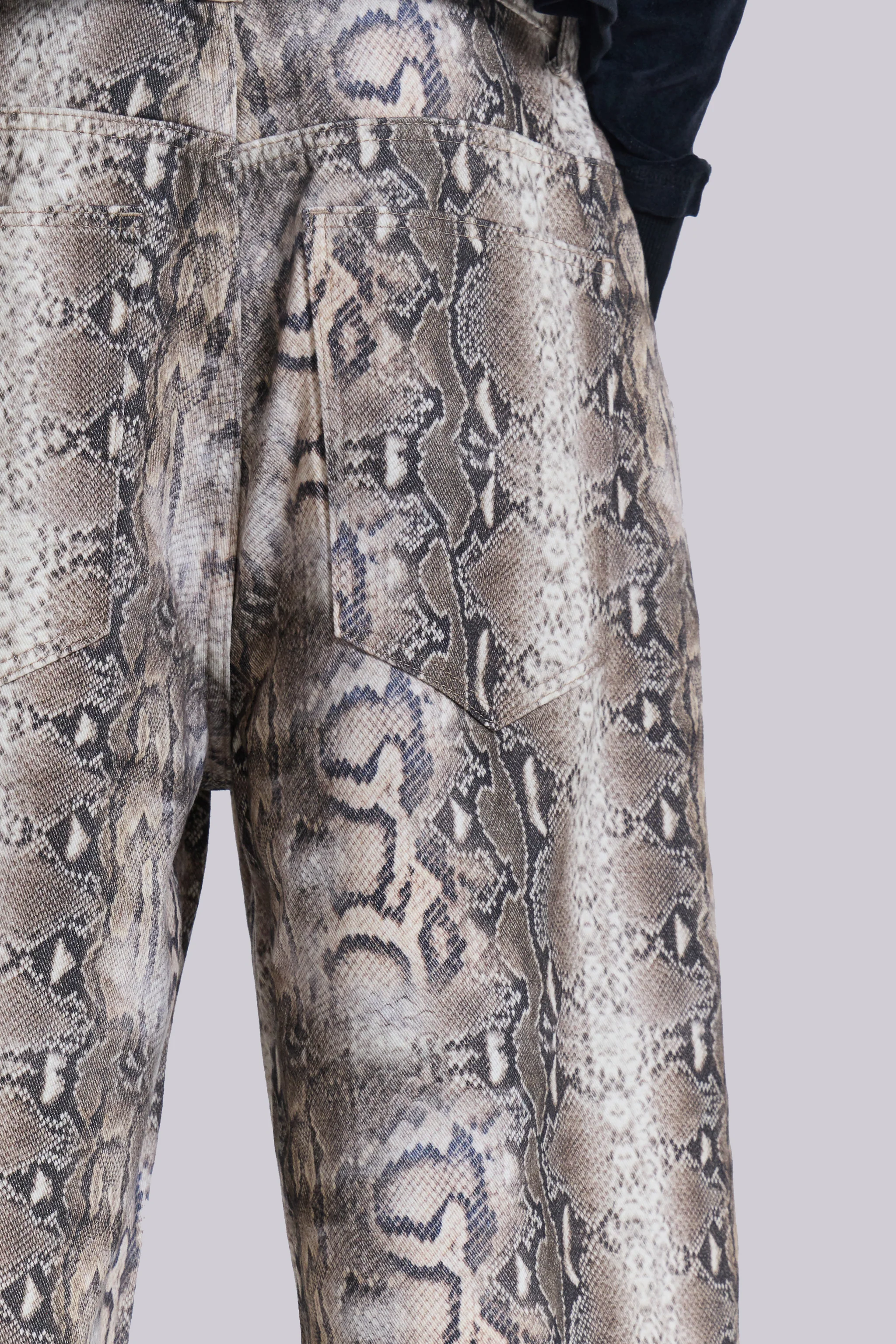 Boa Snake Print Colossus Jorts - Image 5
