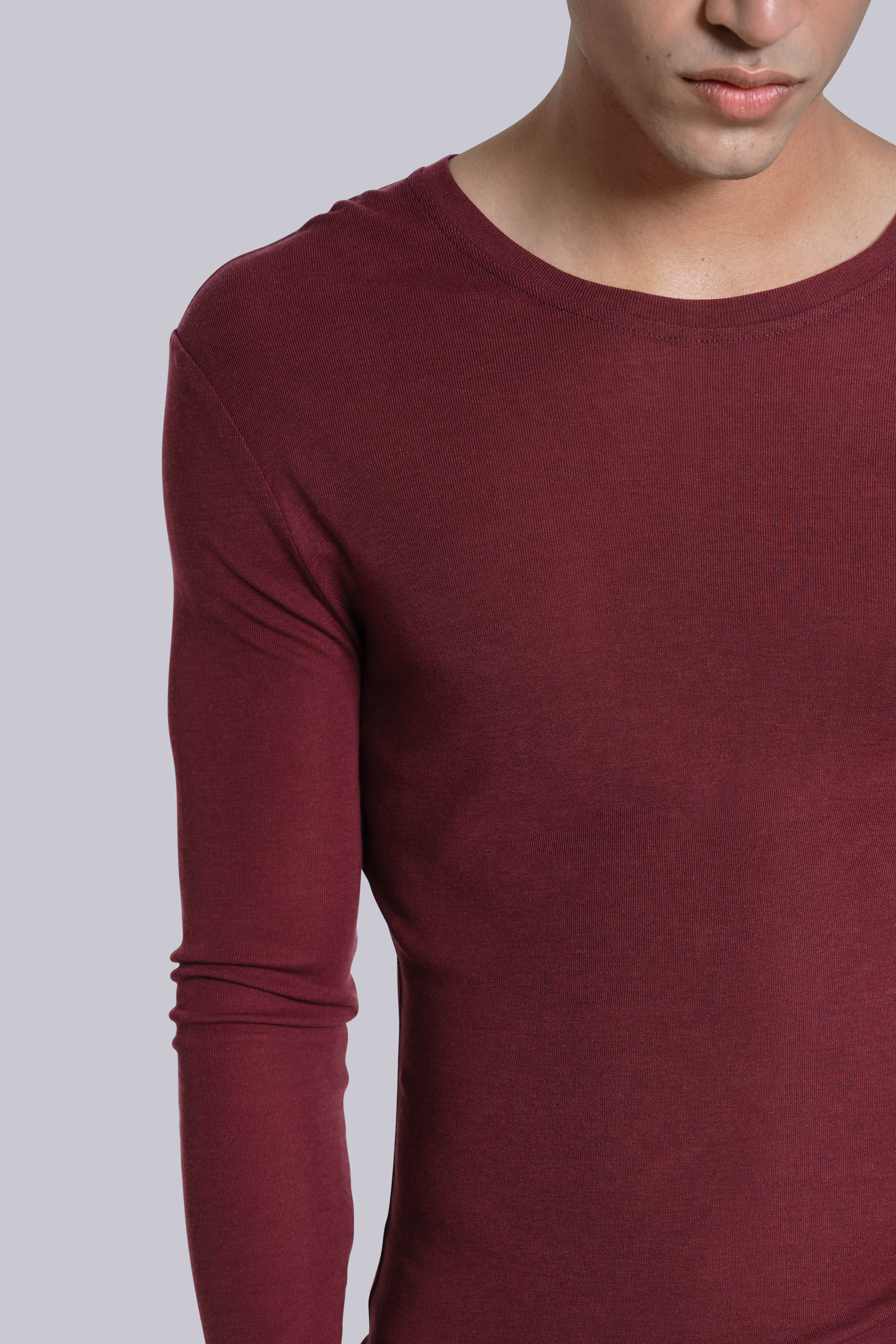 Burgundy Haze Long Sleeve Top - Image 4