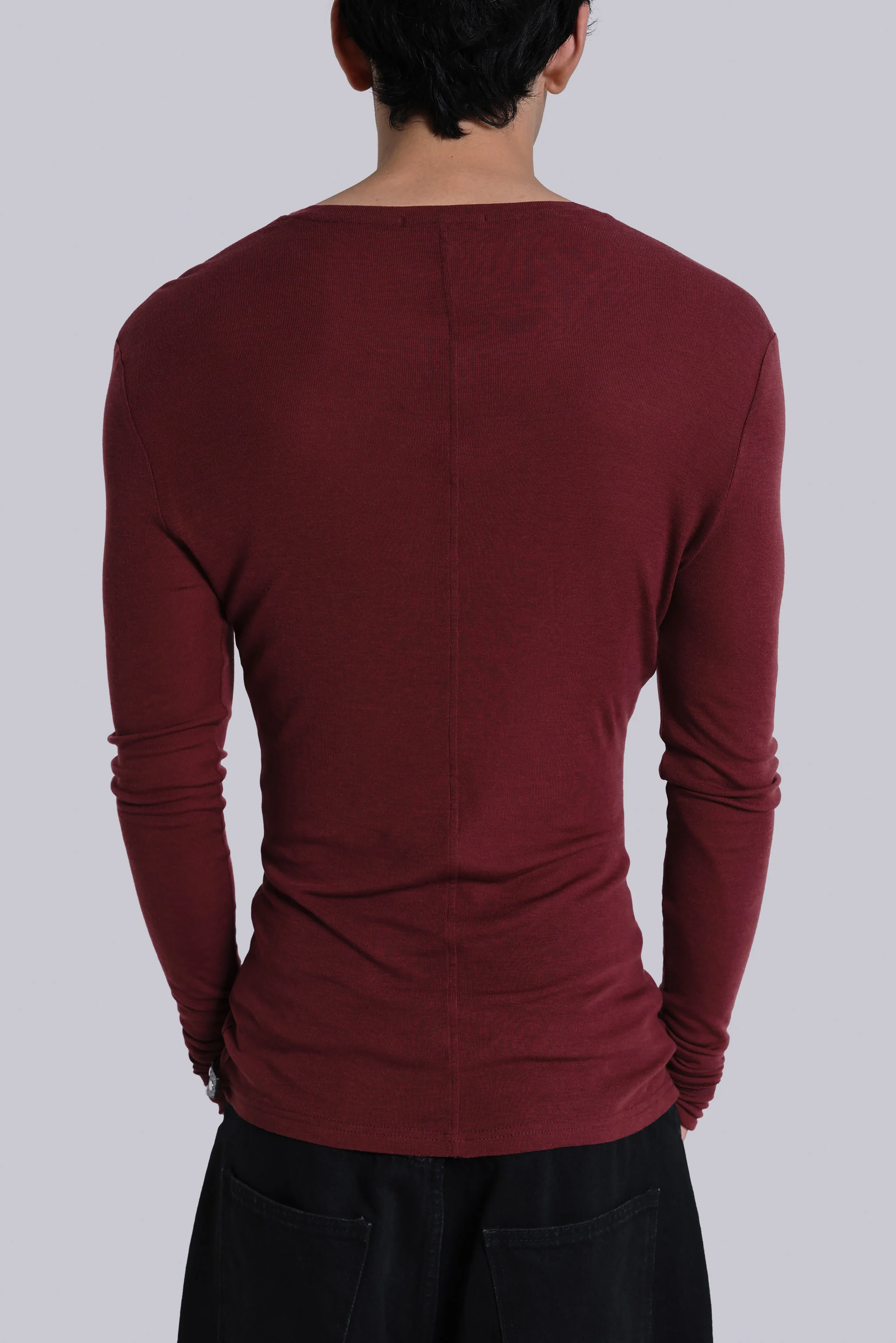 Burgundy Haze Long Sleeve Top - Image 5