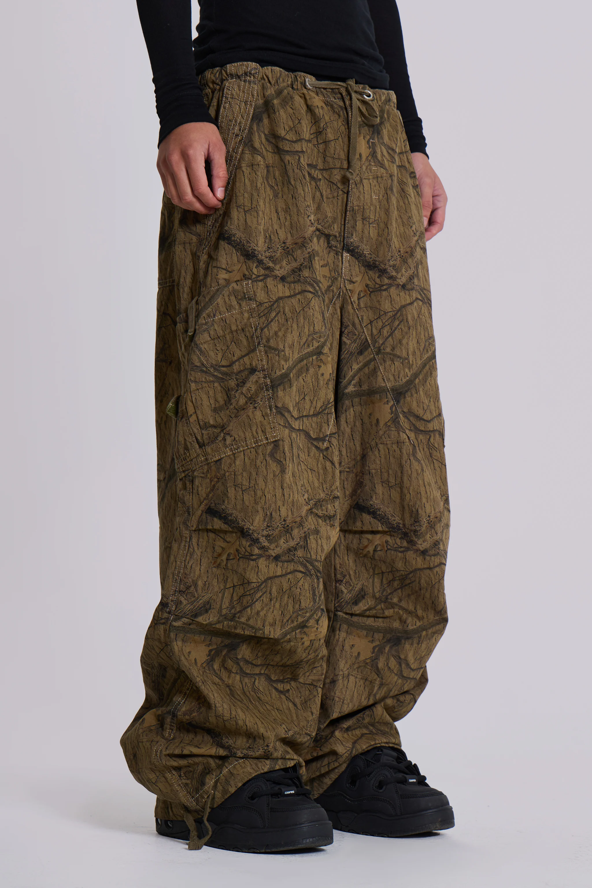 Forest Camo Parachute Pants - Image 3