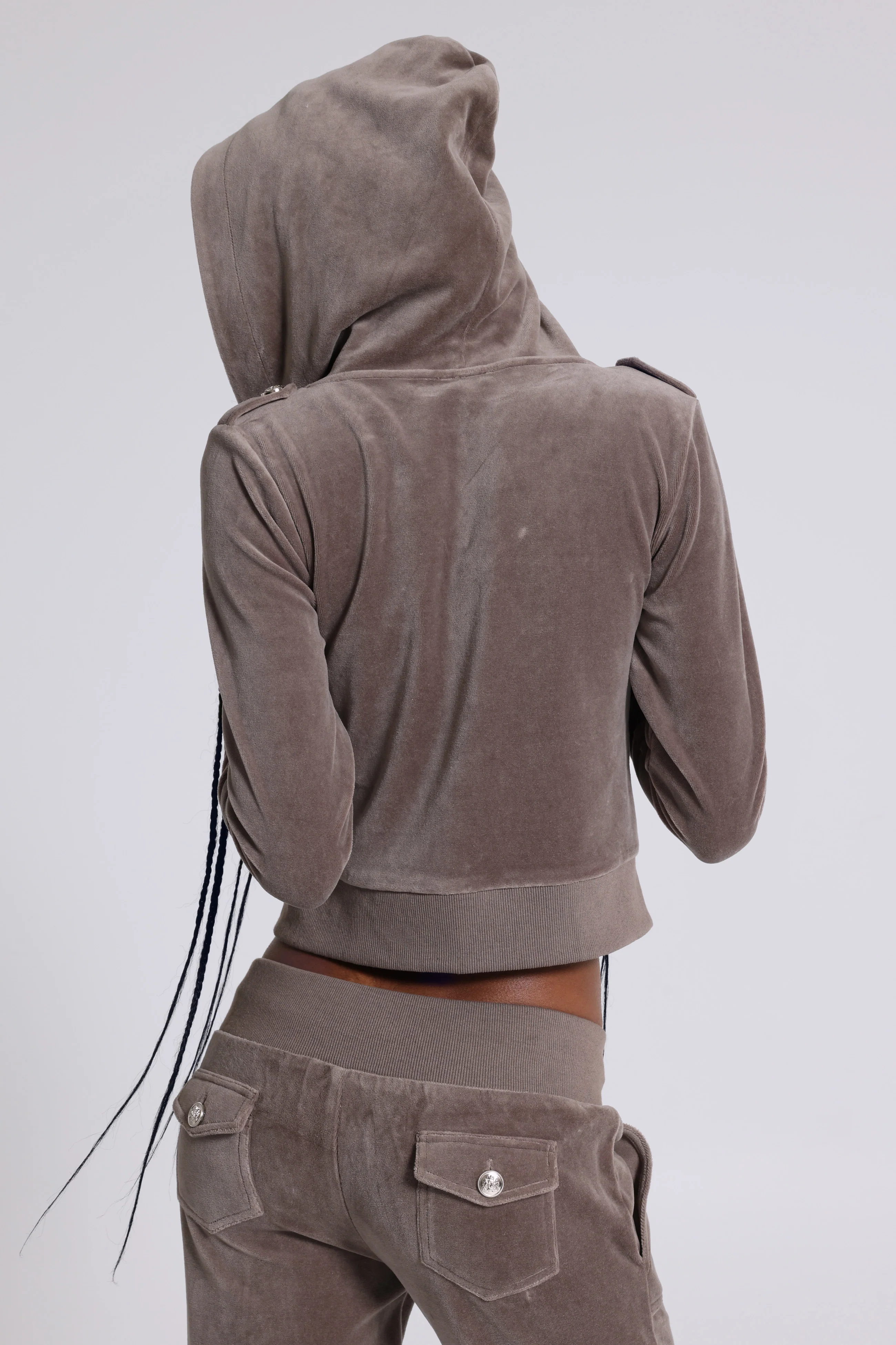 Cavalier Military Velour Hoodie - Image 4