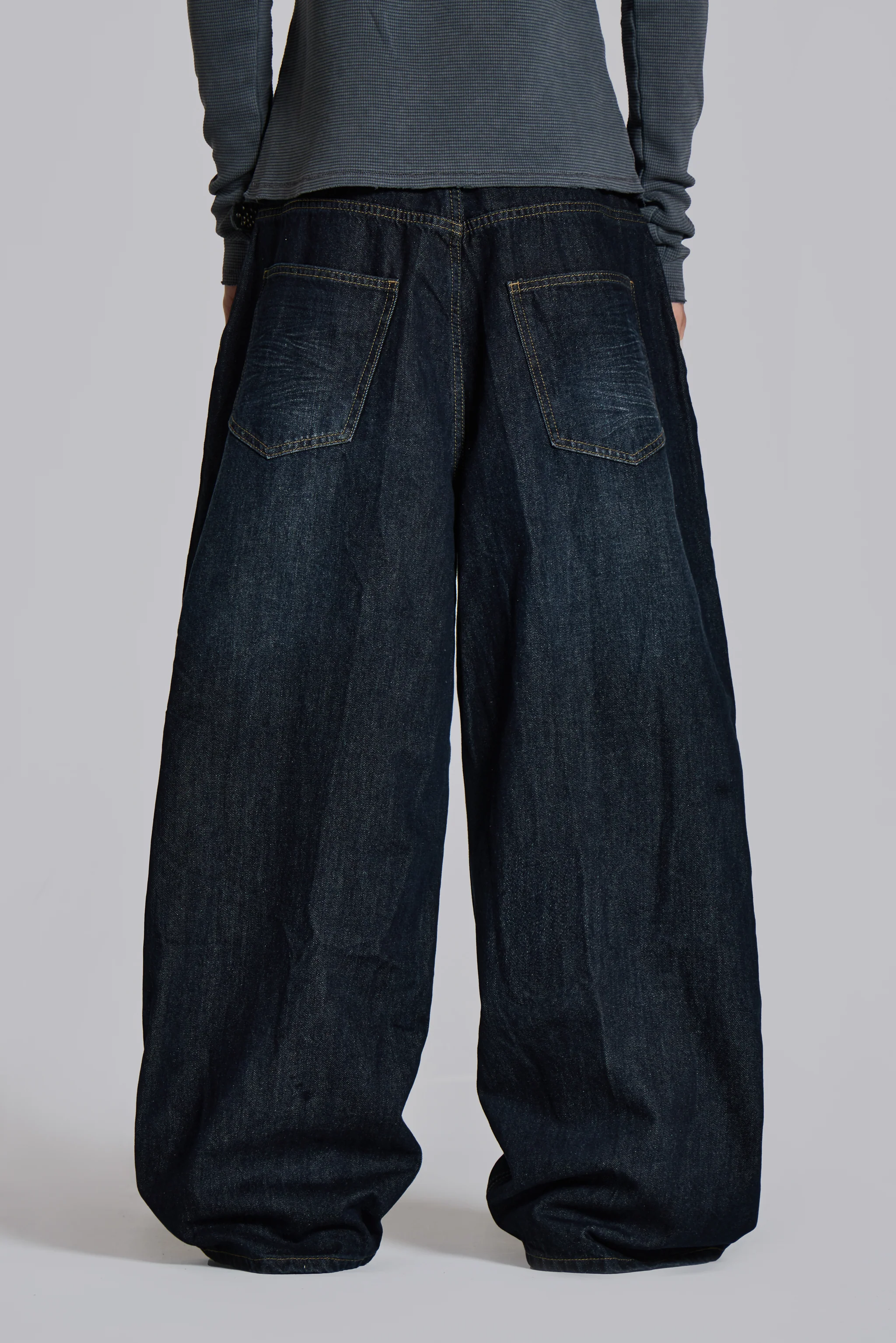 Creased Indigo XL Colossus Jeans - Image 4