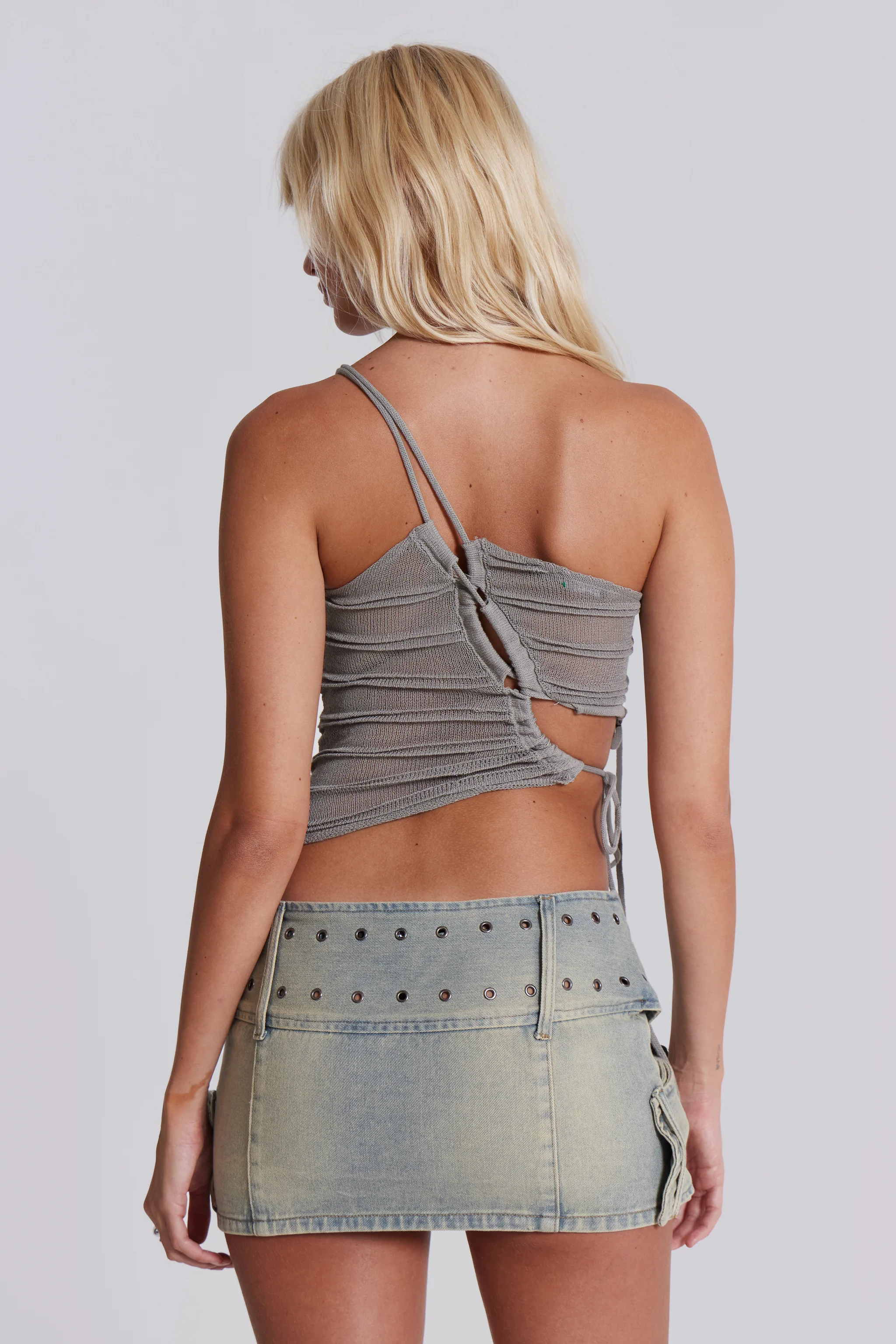 Denim Assassin Micro Mini Skirt - Image 6