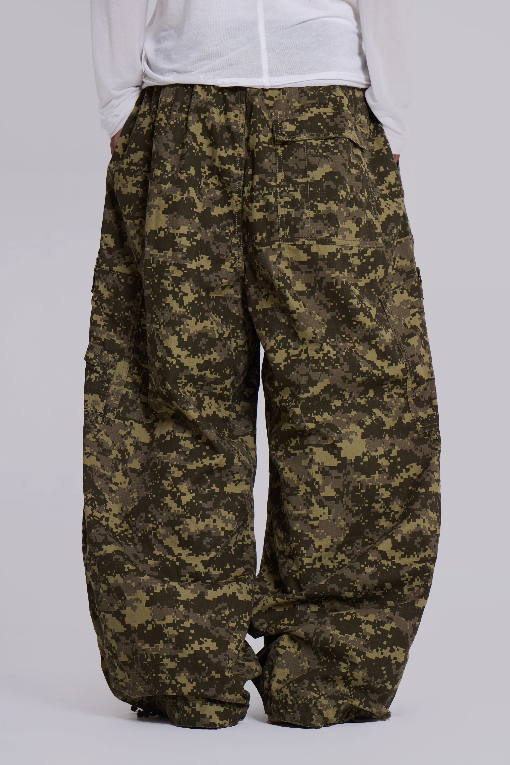Digi Camo Ripstop Parachute Pants - Image 4