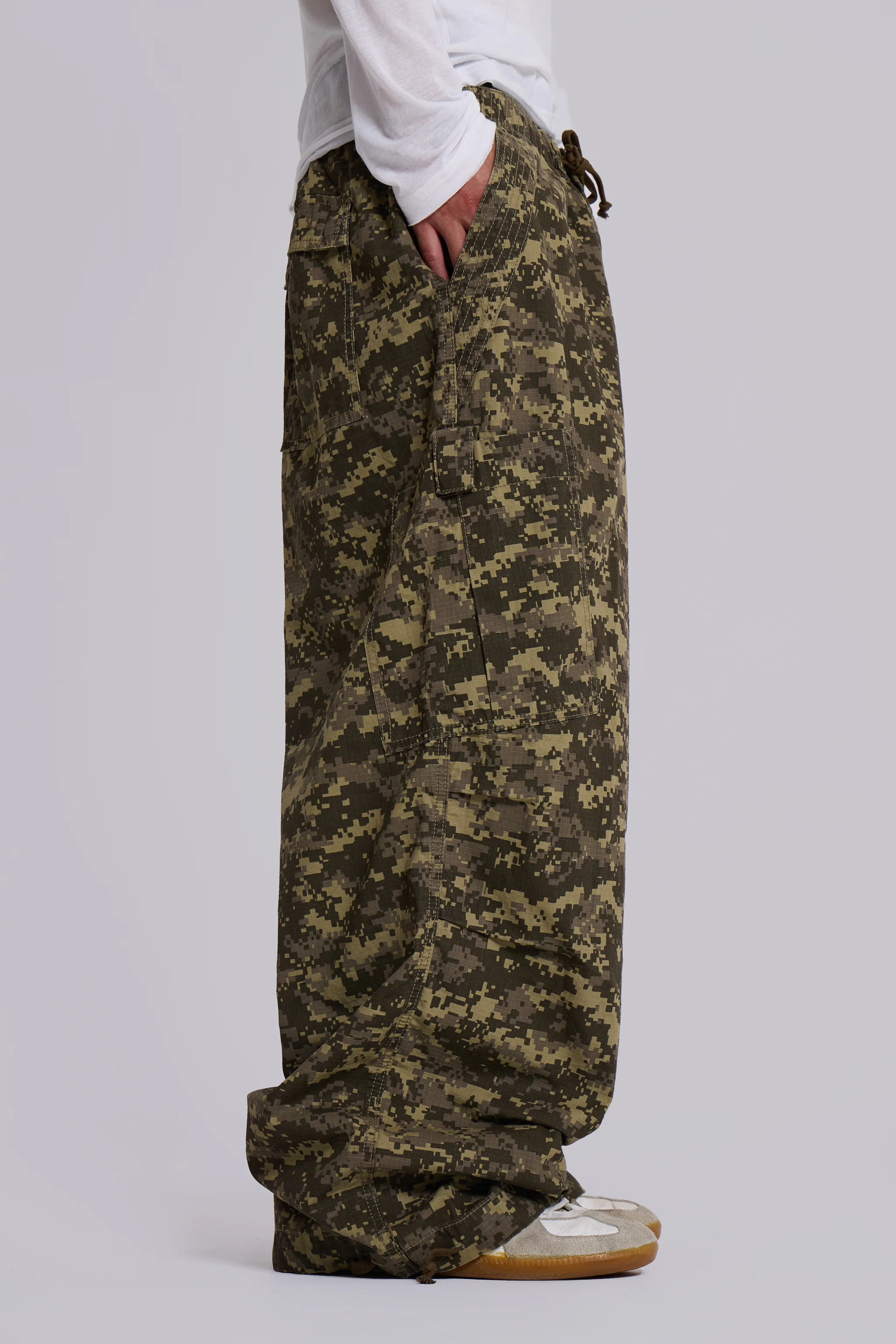 Digi Camo Ripstop Parachute Pants - Image 7