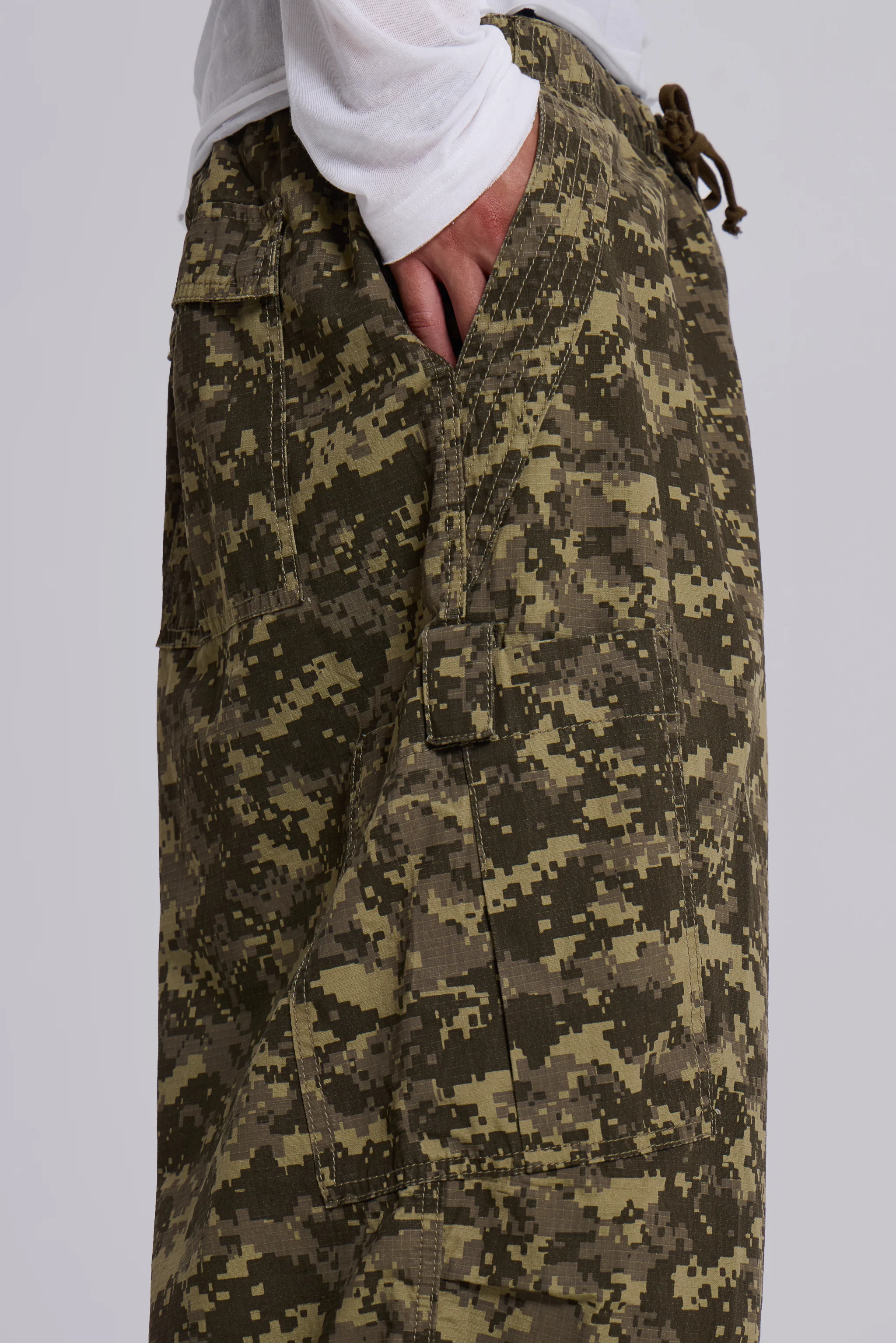 Digi Camo Ripstop Parachute Pants - Image 9