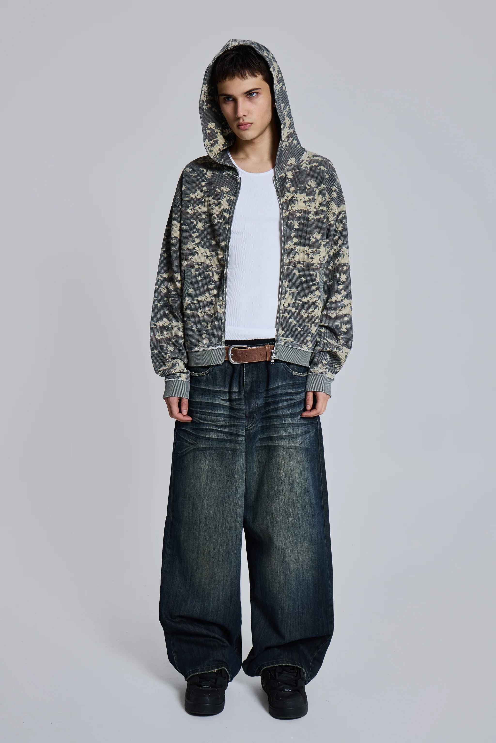 Digi Camo Waffle Hoodie - Image 3