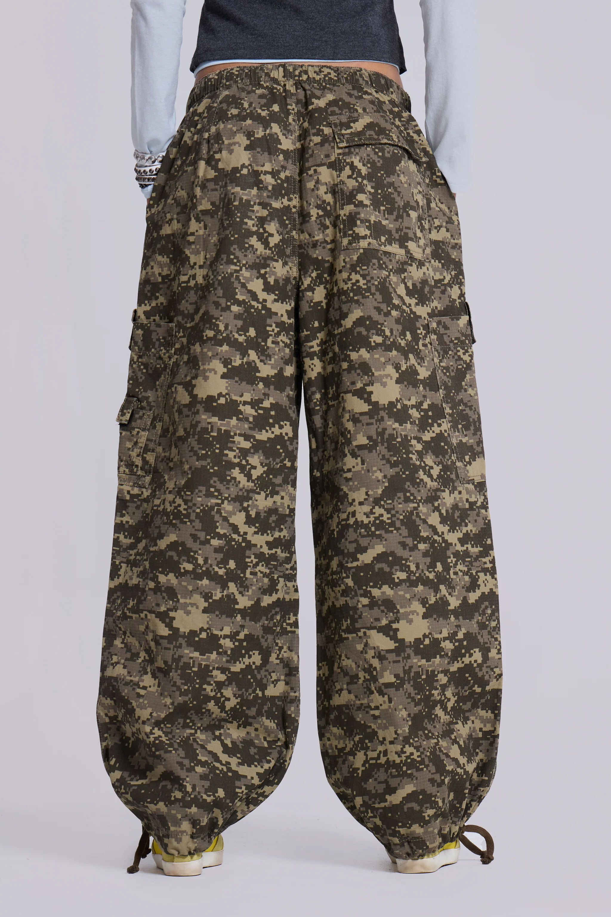 Digi Camo Ripstop Parachute Pants - Image 3