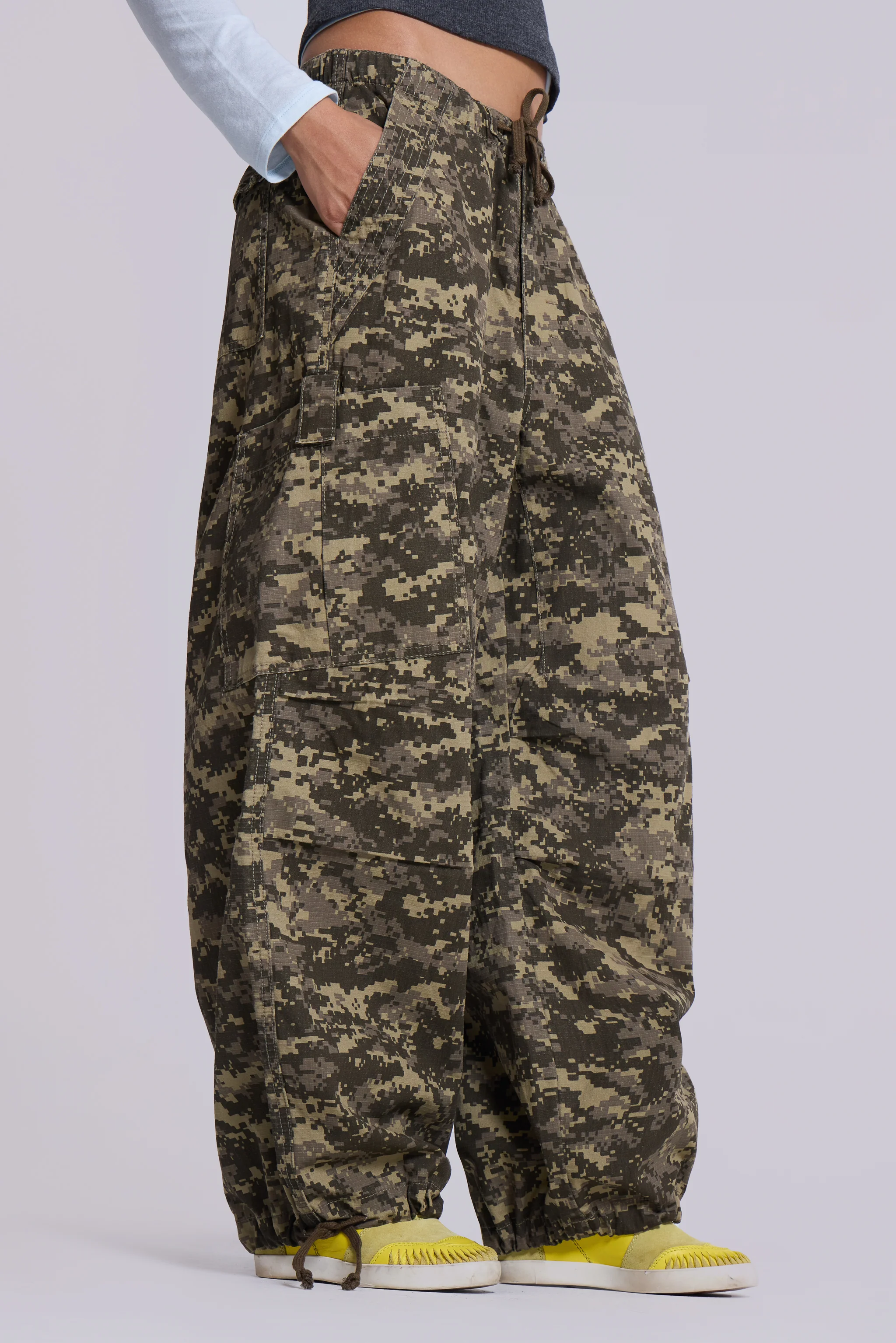 Digi Camo Ripstop Parachute Pants - Image 4