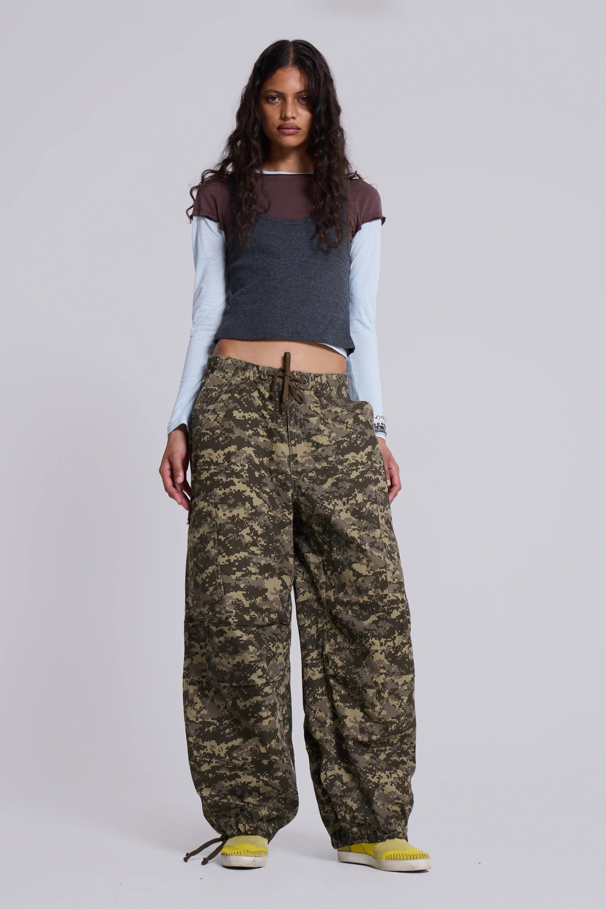 Digi Camo Ripstop Parachute Pants - Image 7