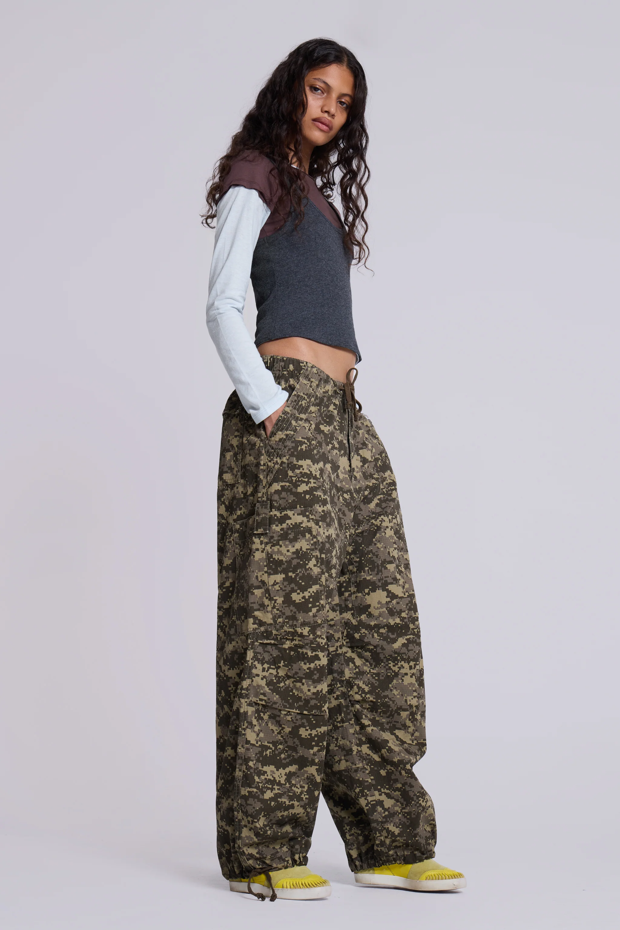 Digi Camo Ripstop Parachute Pants - Image 8