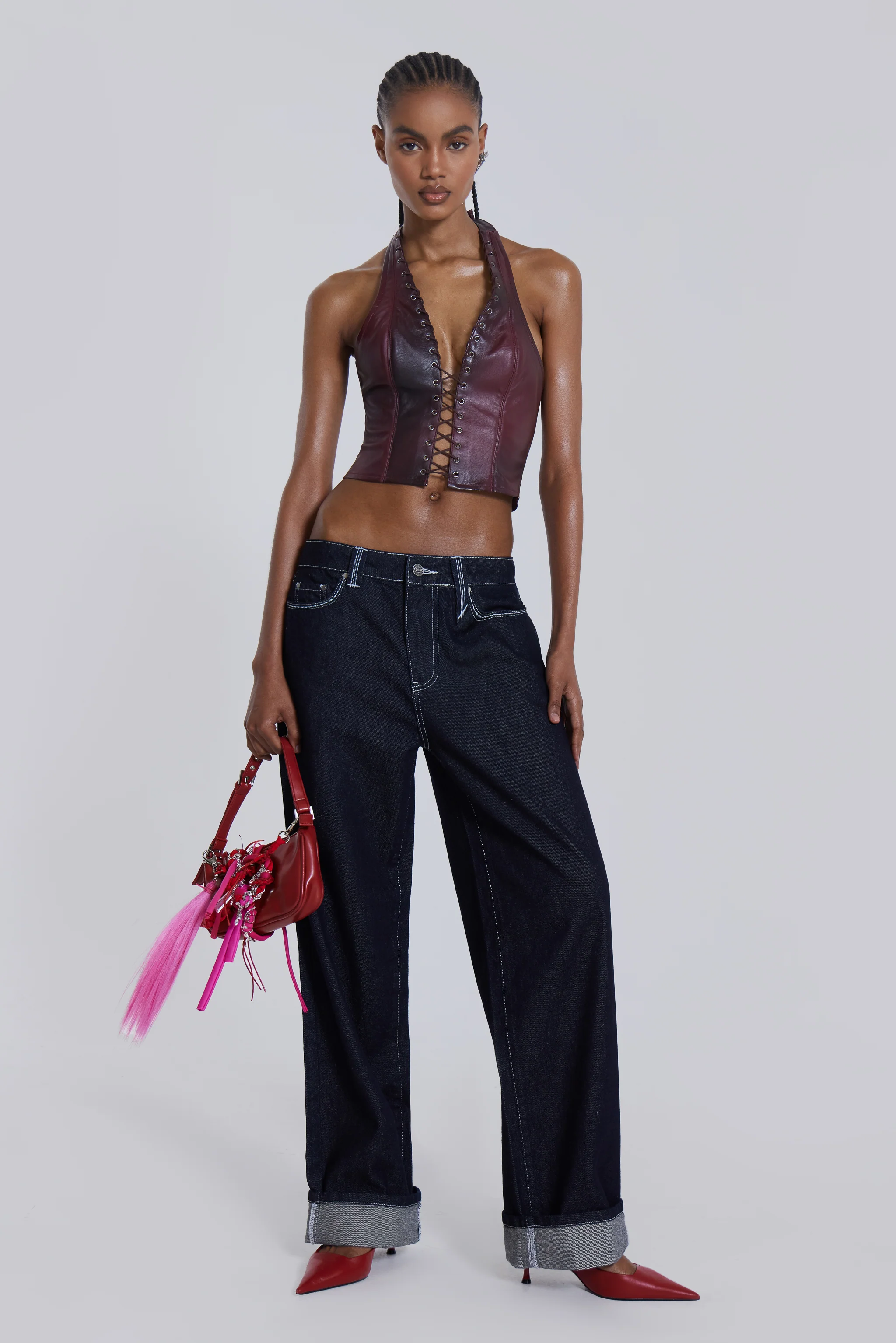 Sonic Embroidered Baggy Jeans - Image 10