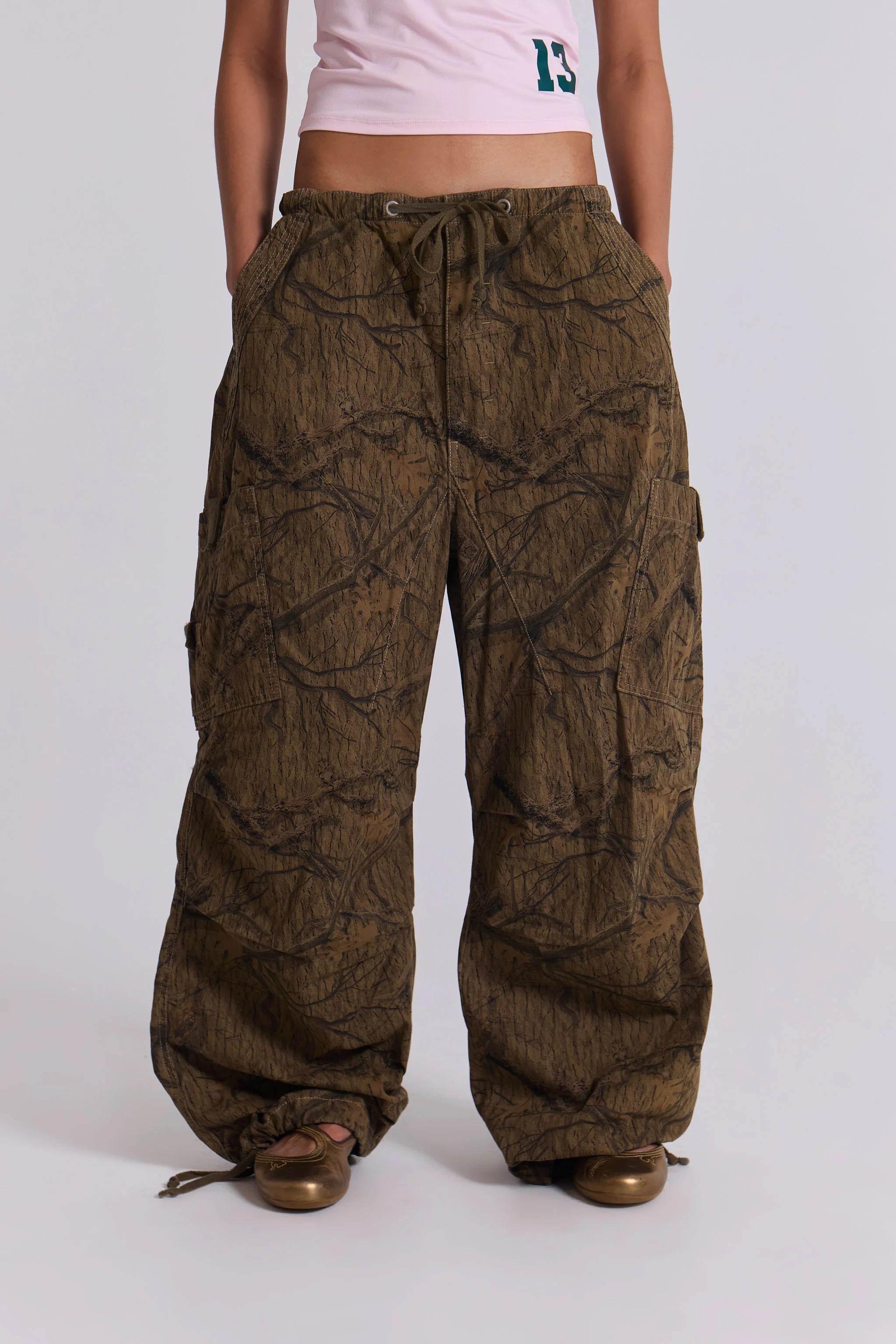 Forest Camo Parachute Pants - Image 6