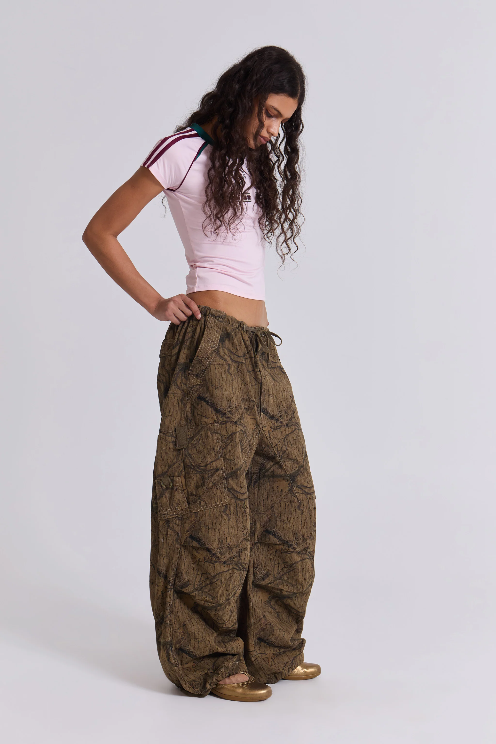 Forest Camo Parachute Pants - Image 8