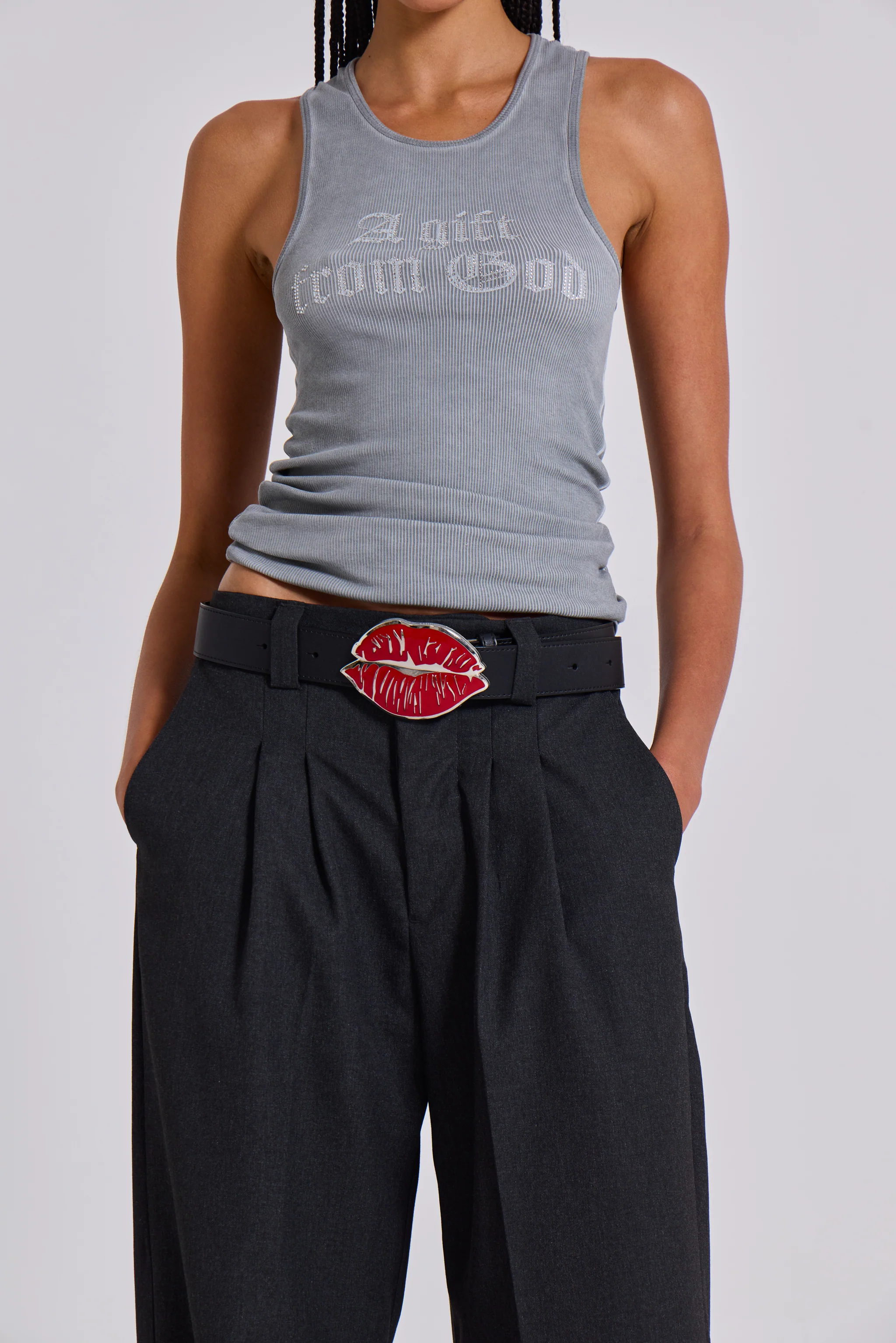 Goliath Charcoal Suit Pants - Image 5