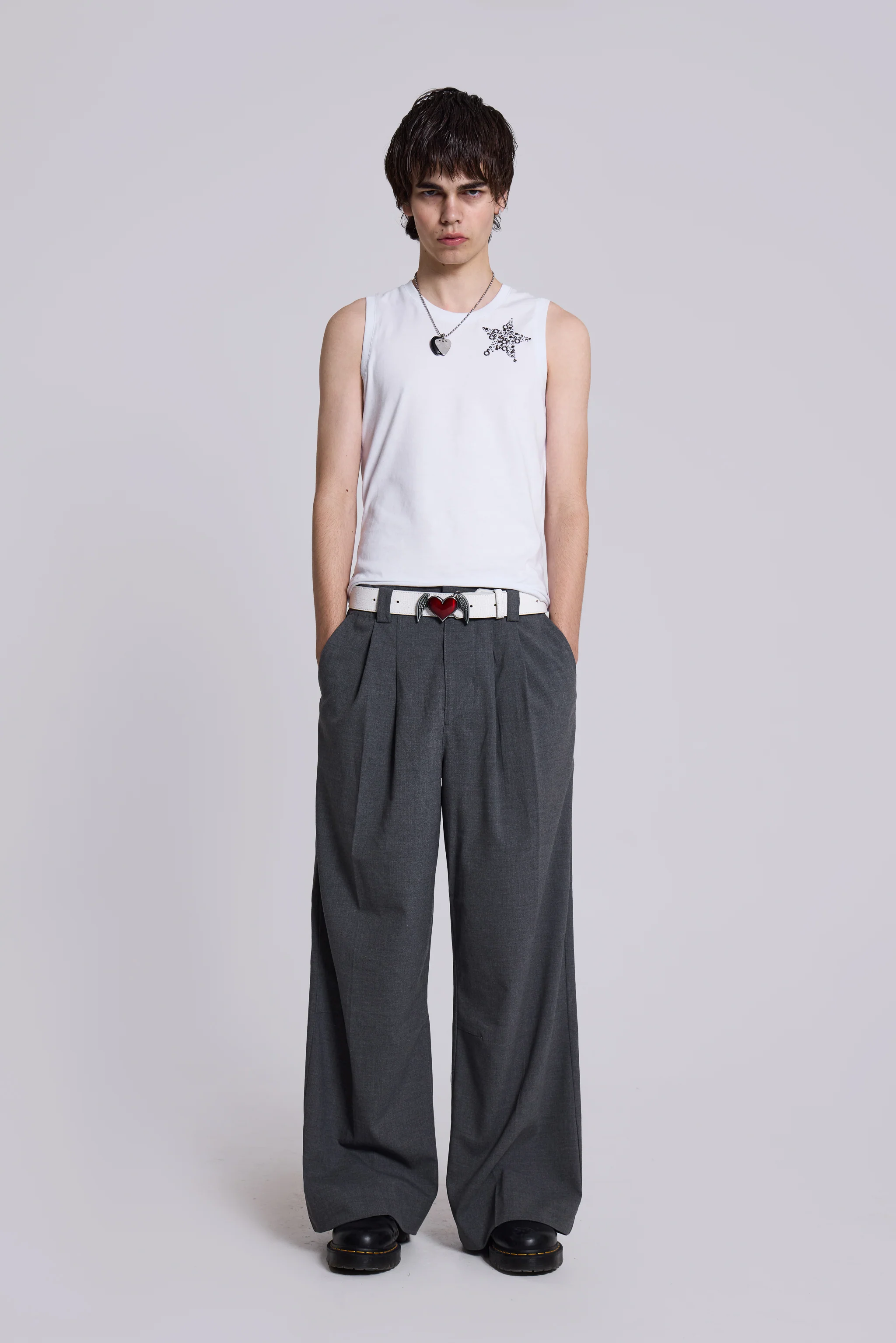 Goliath Grey Suit Pants - Image 3