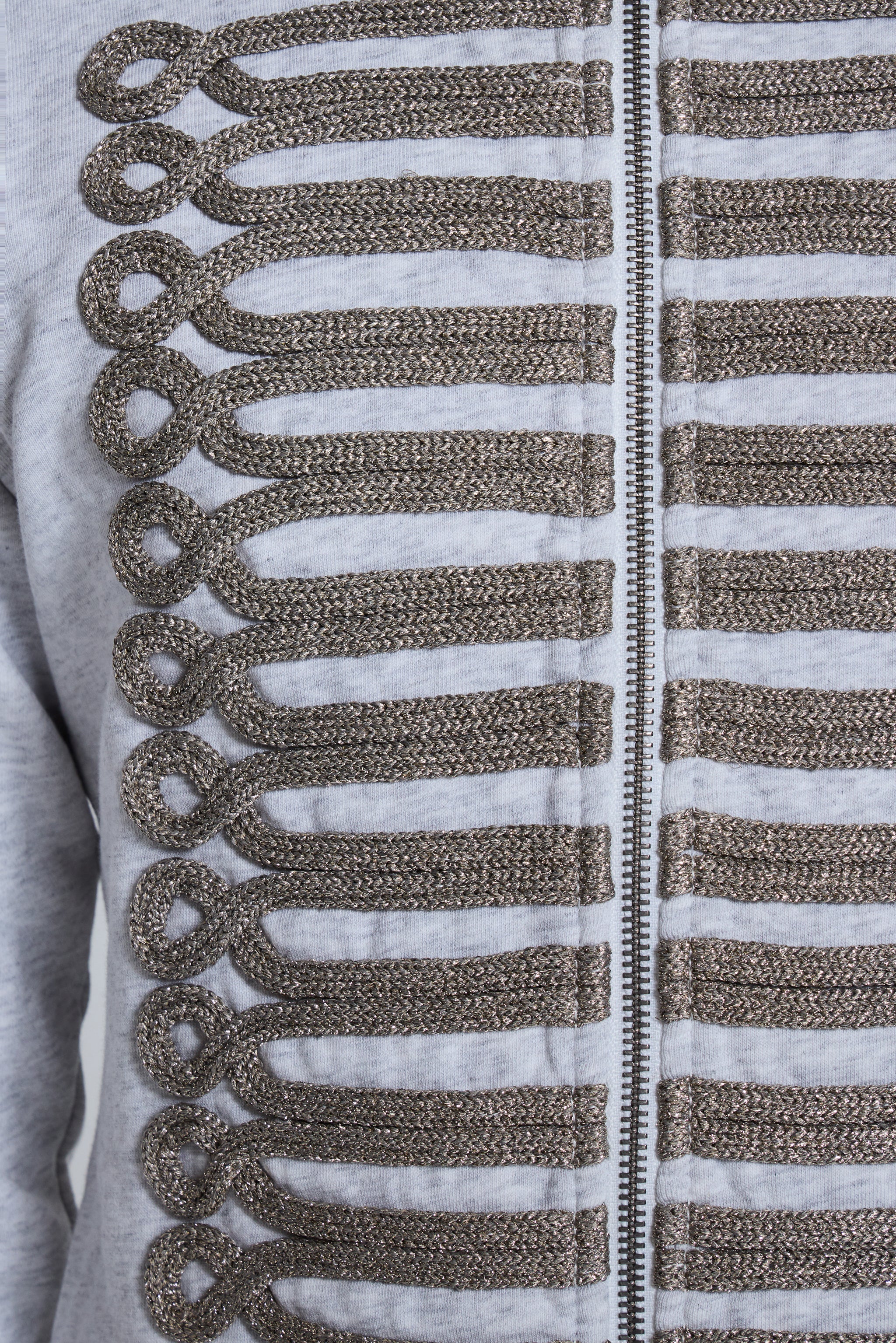 Grey Marl Military Monster Hoodie - Image 13