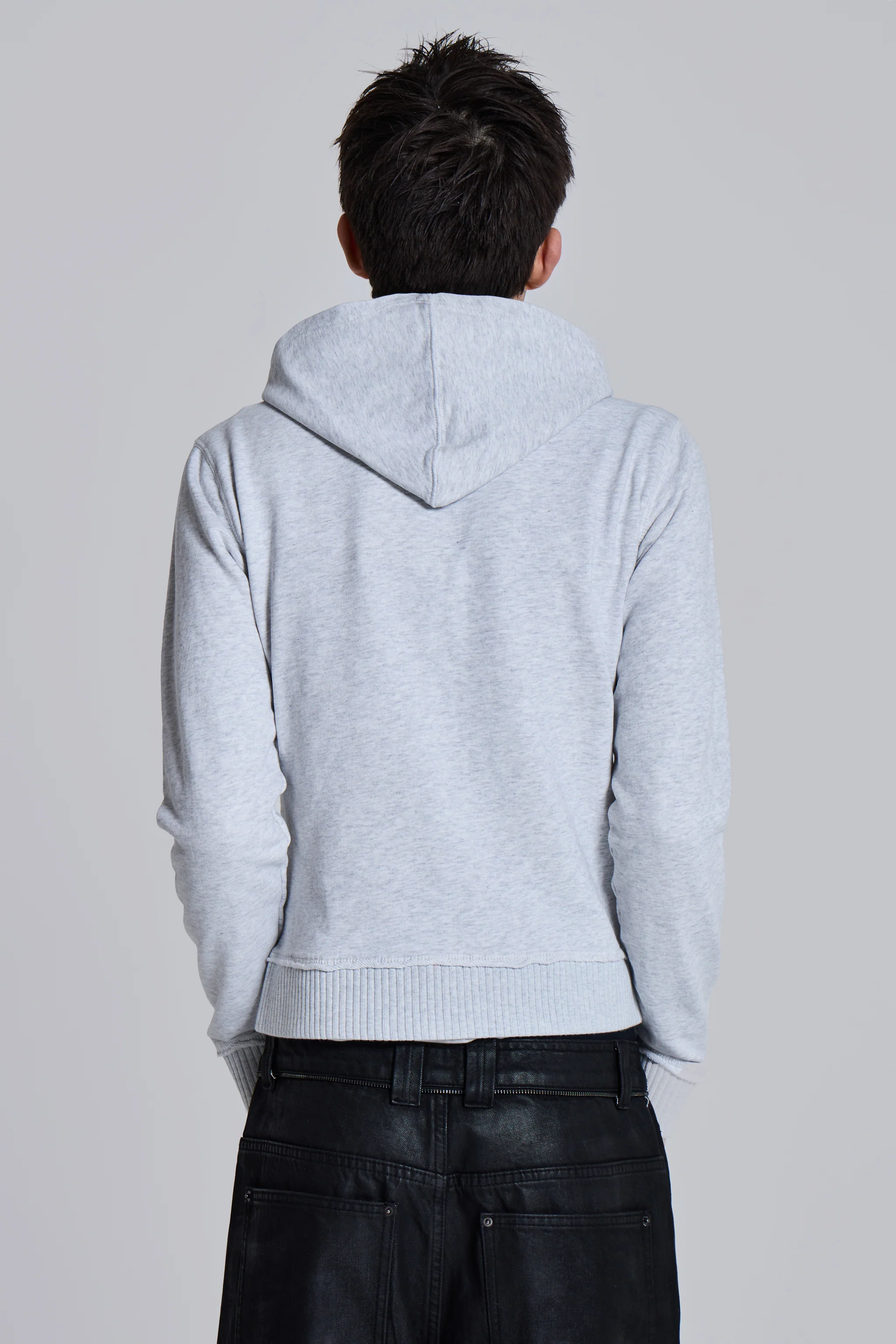 Grey Marl Military Monster Hoodie - Image 5