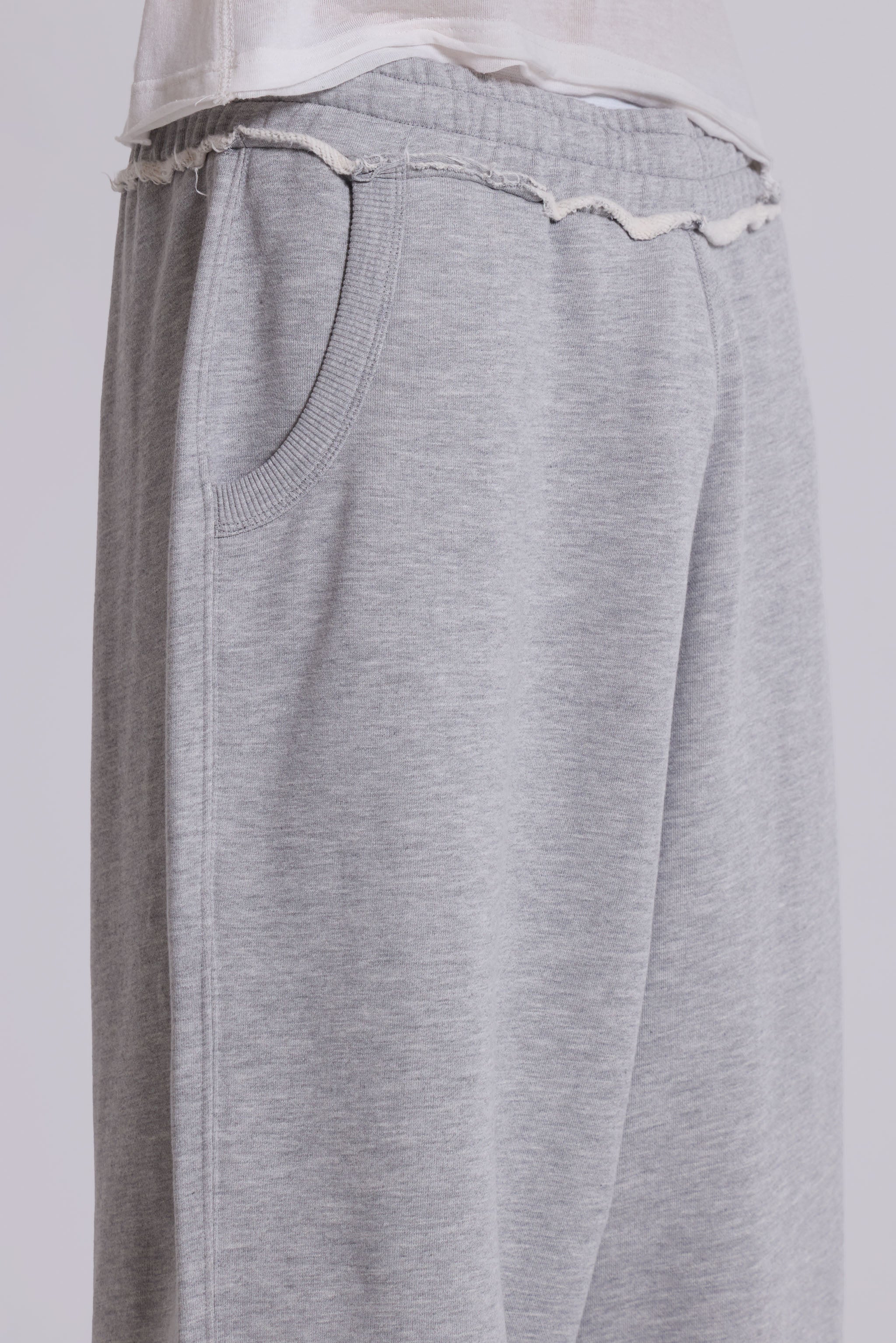 Grey Marl Baggy Monster Joggers - Image 8