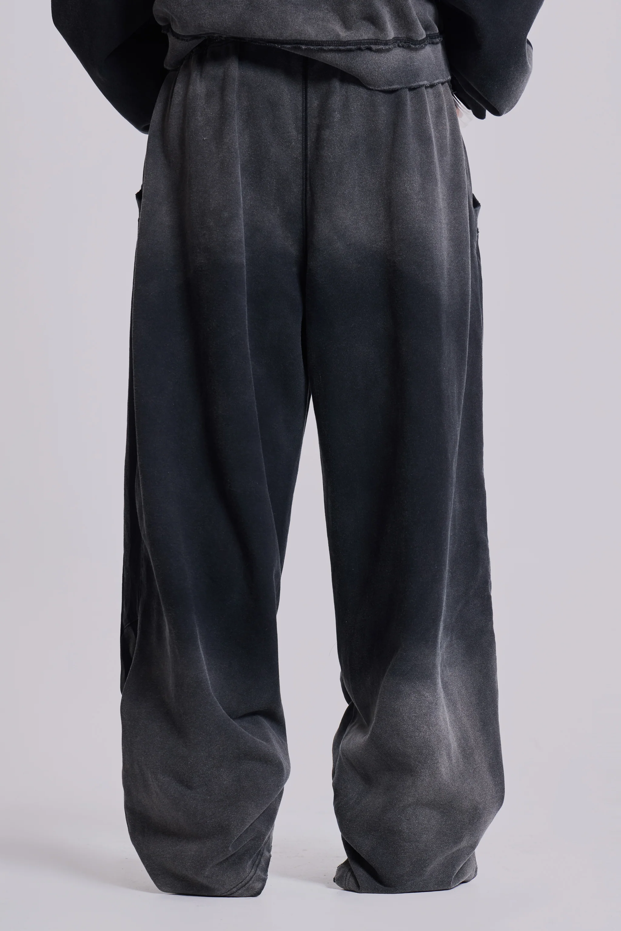 Grey Sporty Baggy Monster Joggers - Image 4